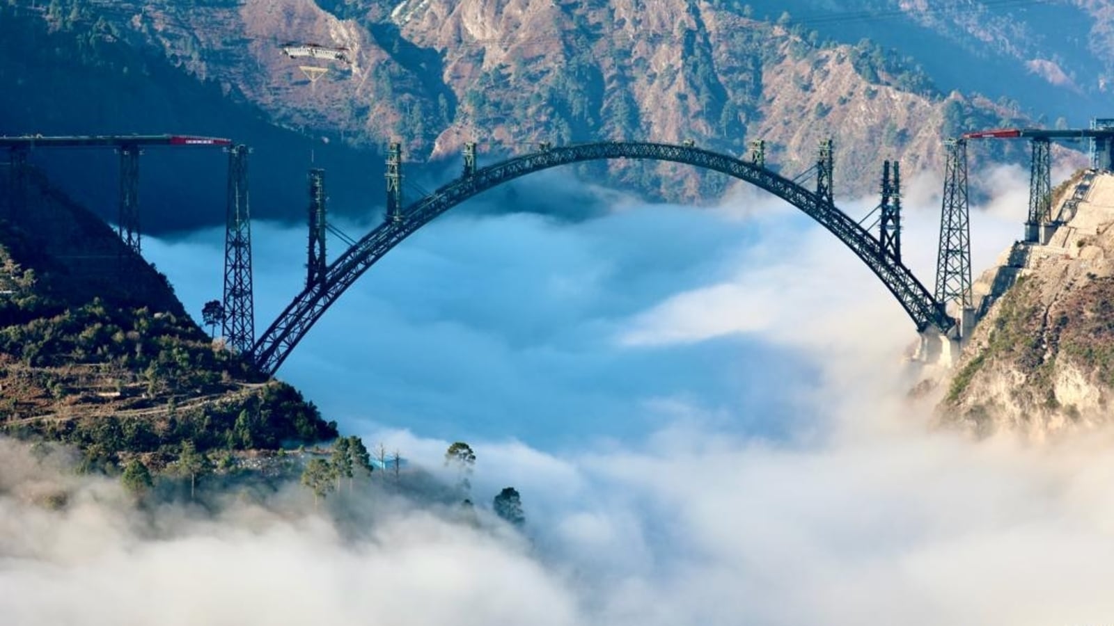 Breathtaking pics of Jammu and Kashmir's Chenab Bridge wow people