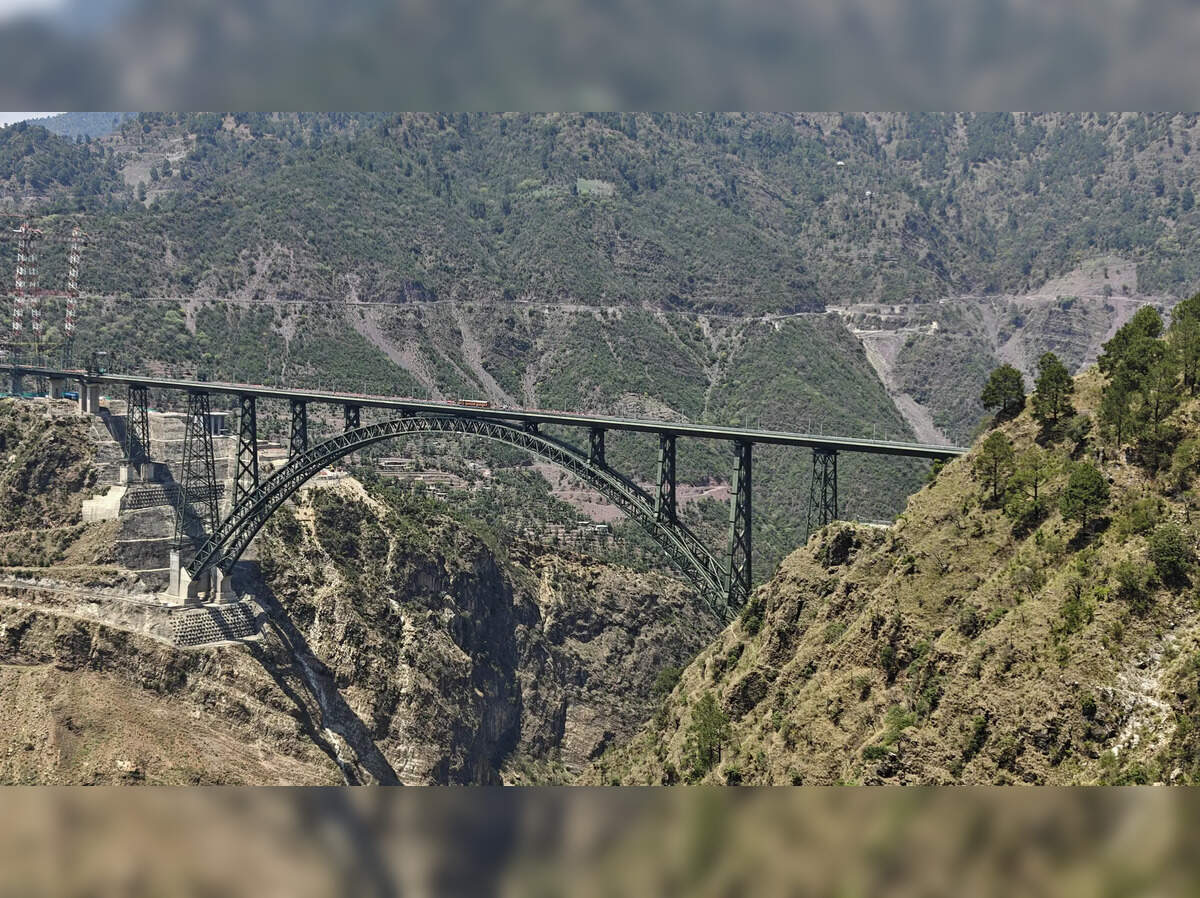 Chenab railway bridge: While India lays tracks in Kashmir, Pakistan cancels development projects Economic Times