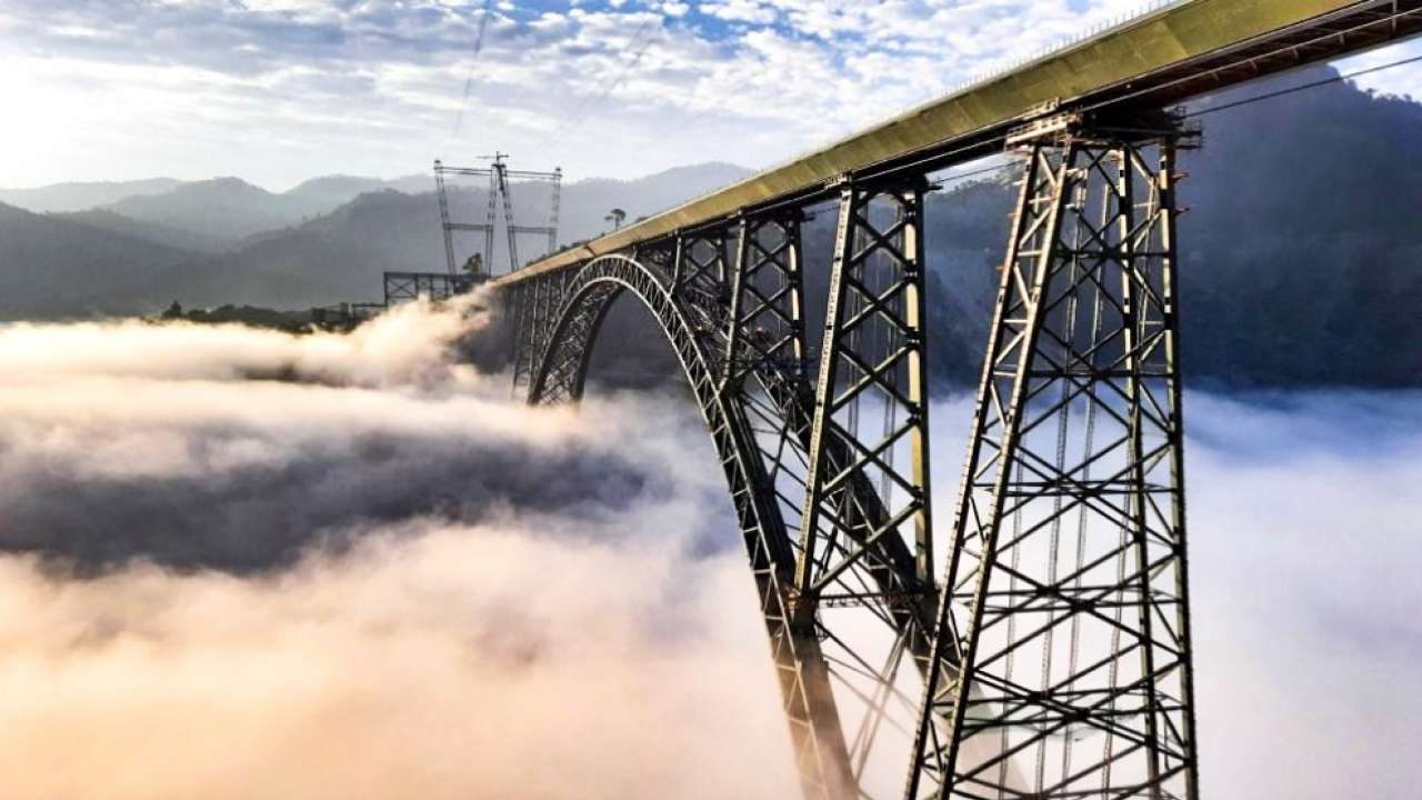 Chenab Bridge: Indian Railways shares stunning picture of the world's highest rail bridge, check here
