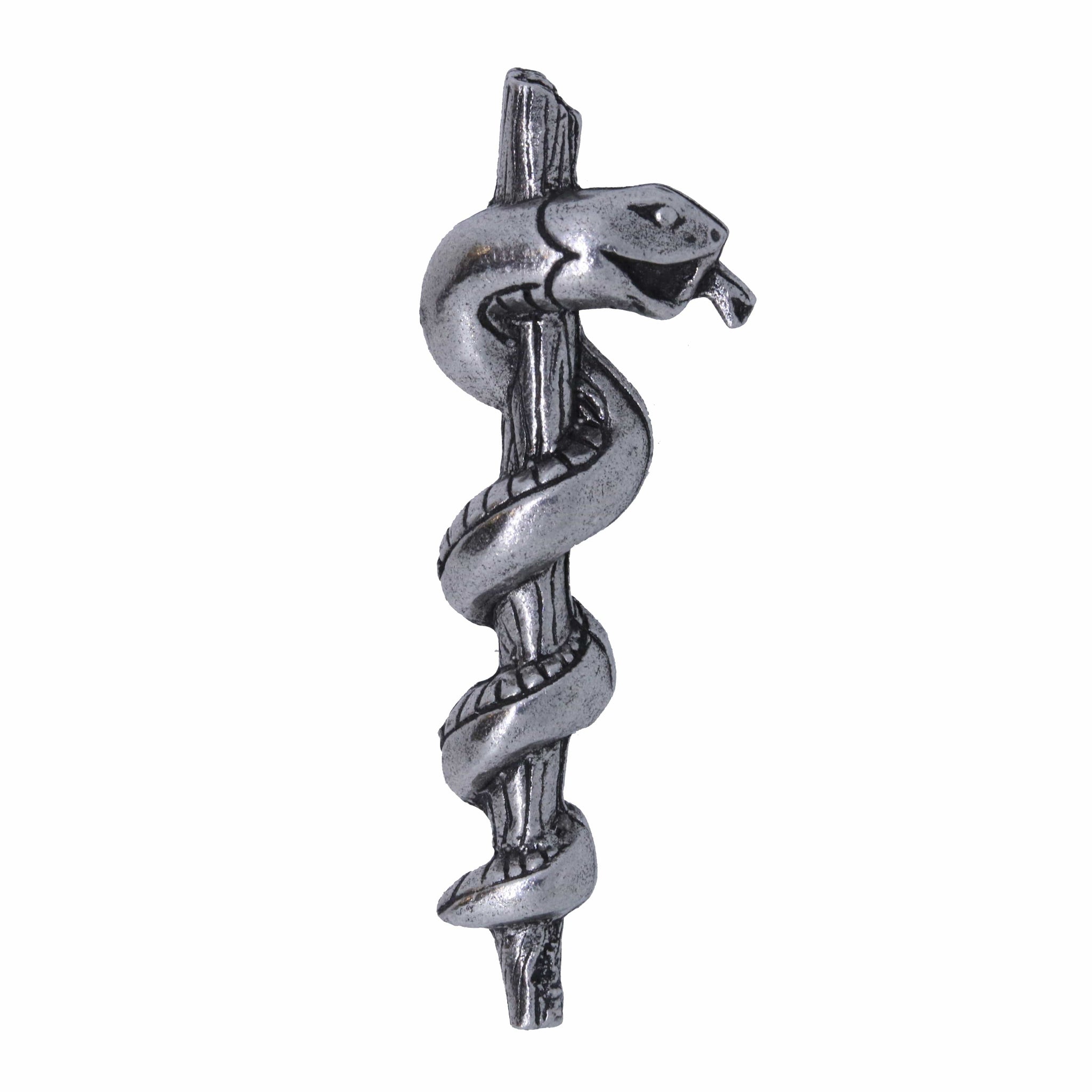 The Rod Of Asclepius Lead Free Pewter Pin Pin Planet