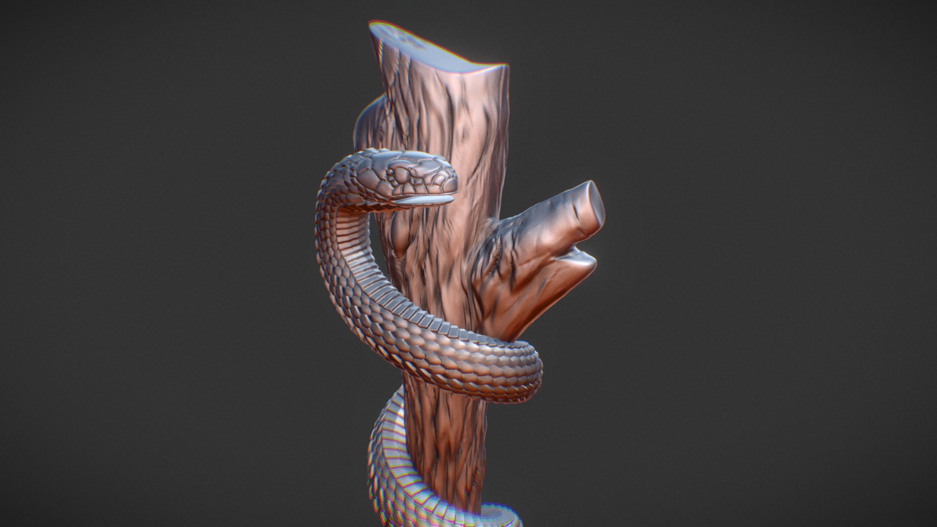 Rod of Asclepius model by Rim [79ea2eb]
