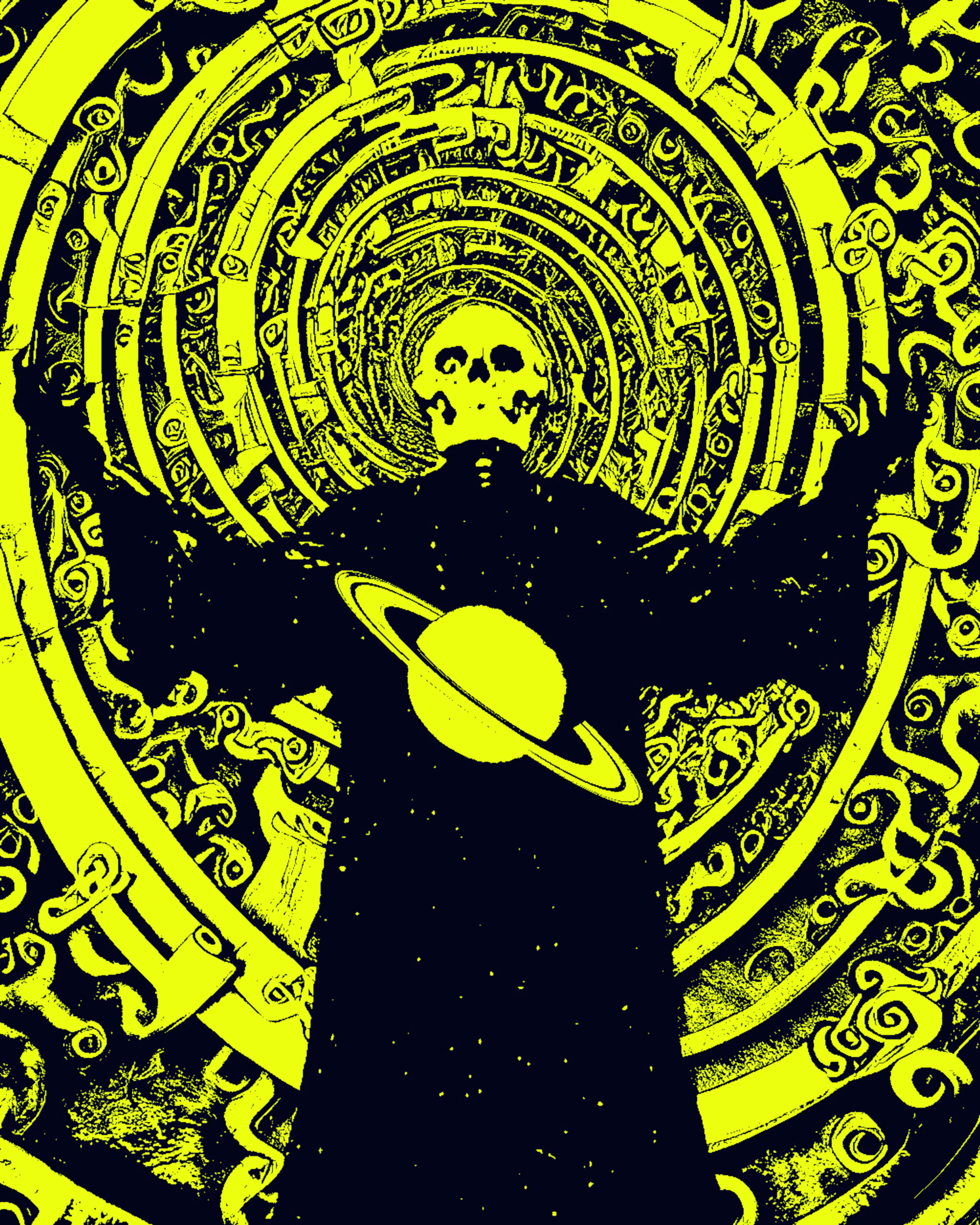 A dream in Carcosa, me, digital collage, 2022