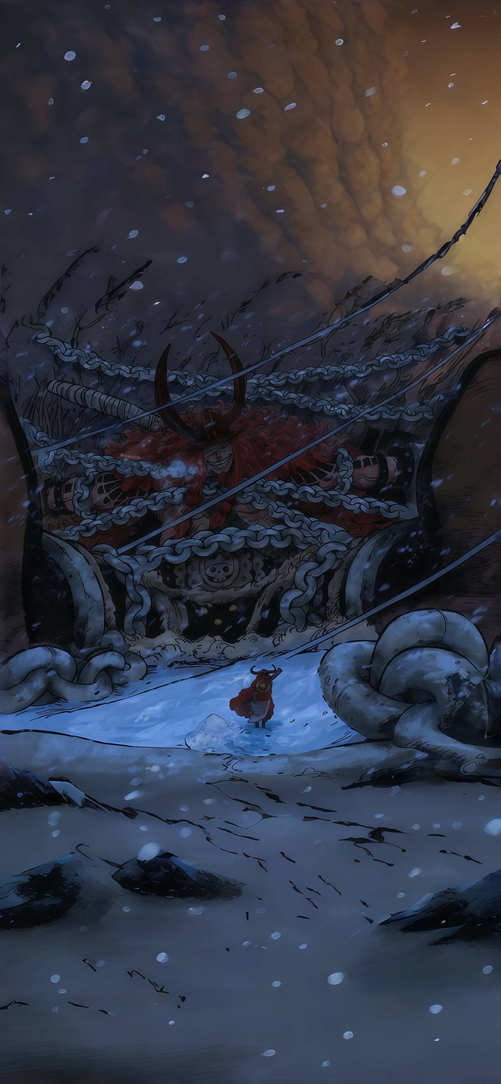 FOXXZ - #wallpaper Luffy and Loki Chapter 1130 #ONEPIECE1130 #ONEPIECE