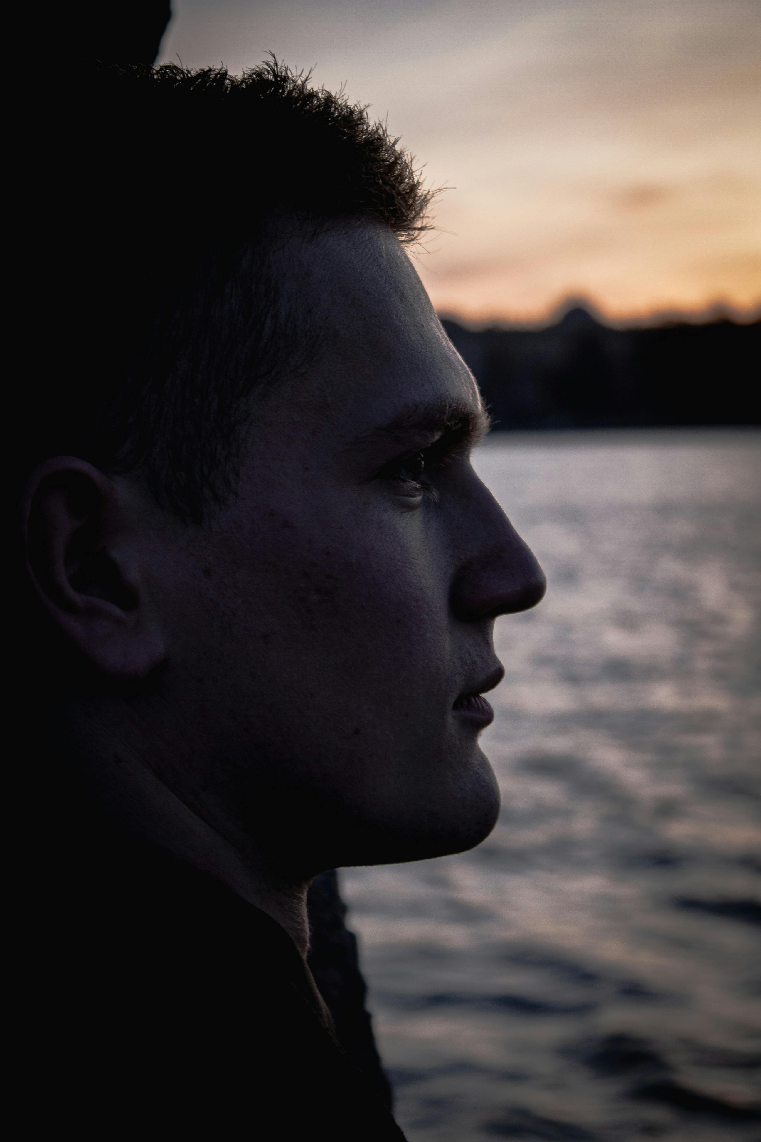 A Side View of a Man's Face · Free