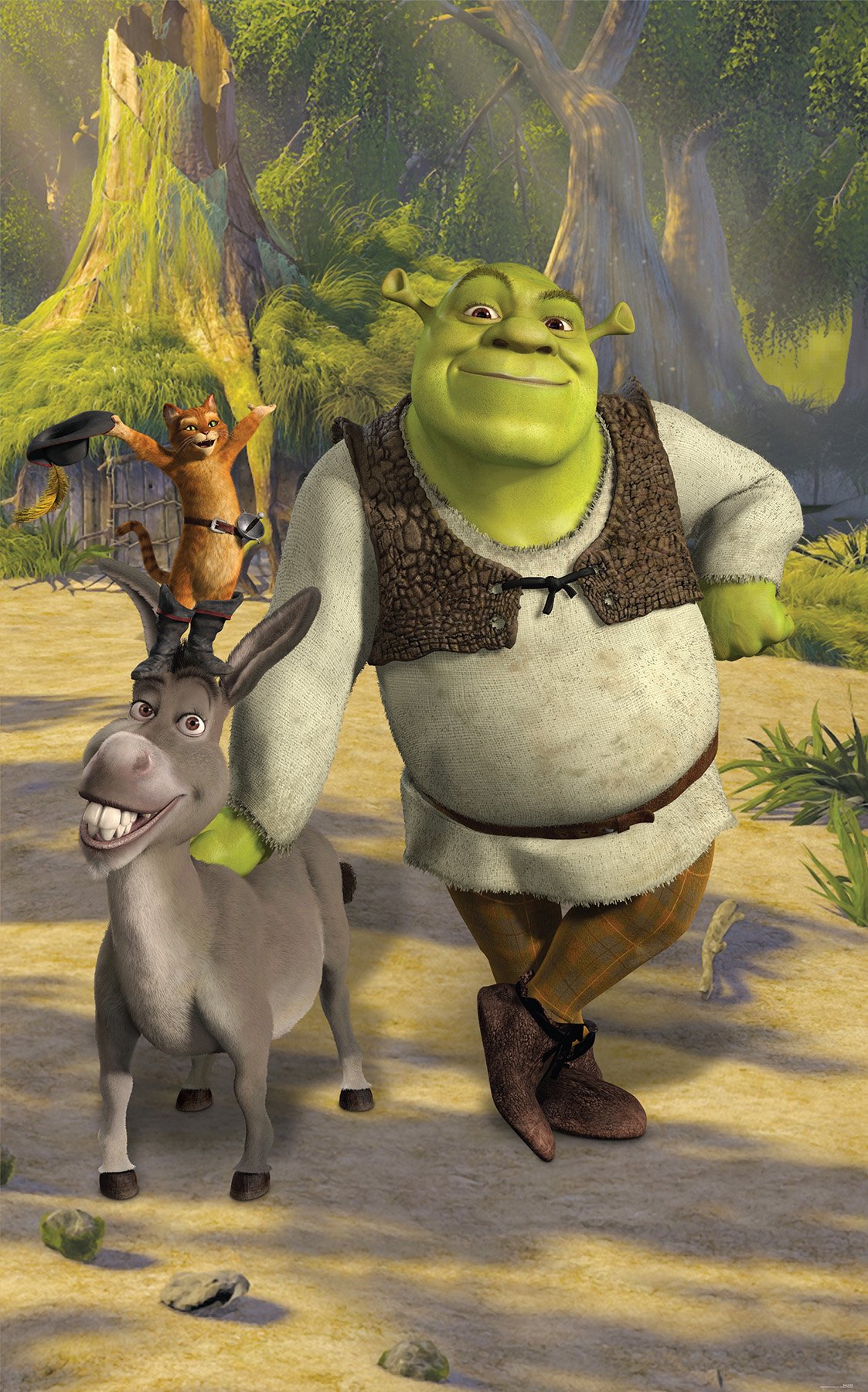 Walltastic Shrek Poster Mural 8ft by 5ft, Multicoloured, Amazon.co.uk: Home & Kitchen
