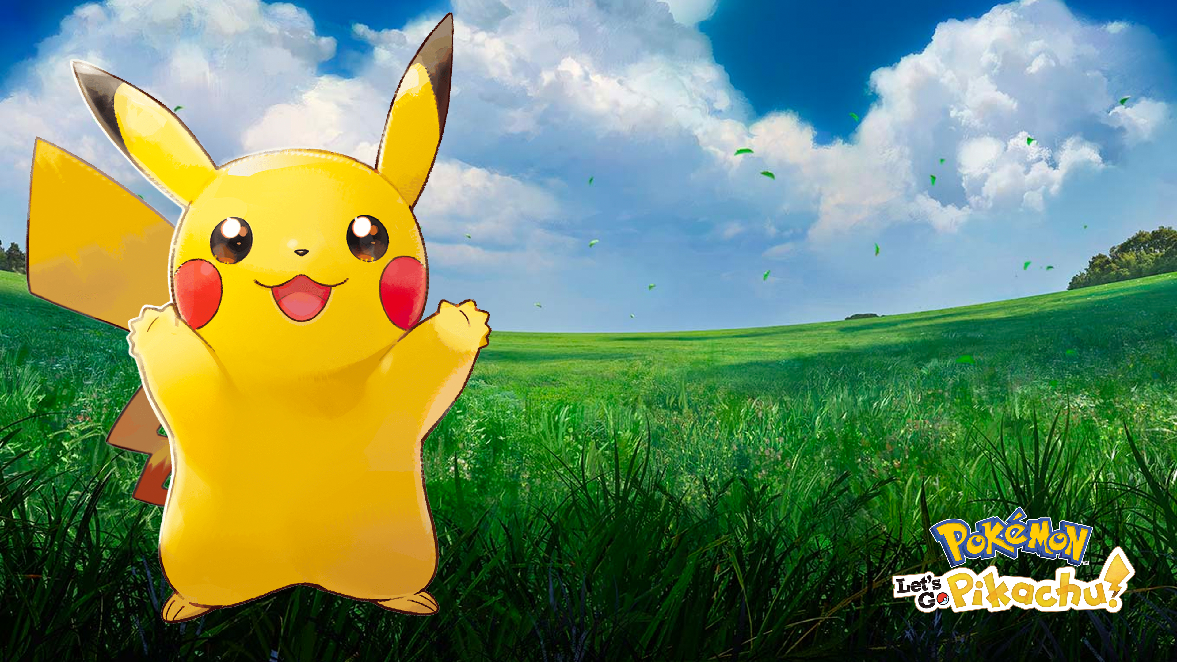 Pokemon Let's Go Pikachu (v2) Wallpaper with Monocle