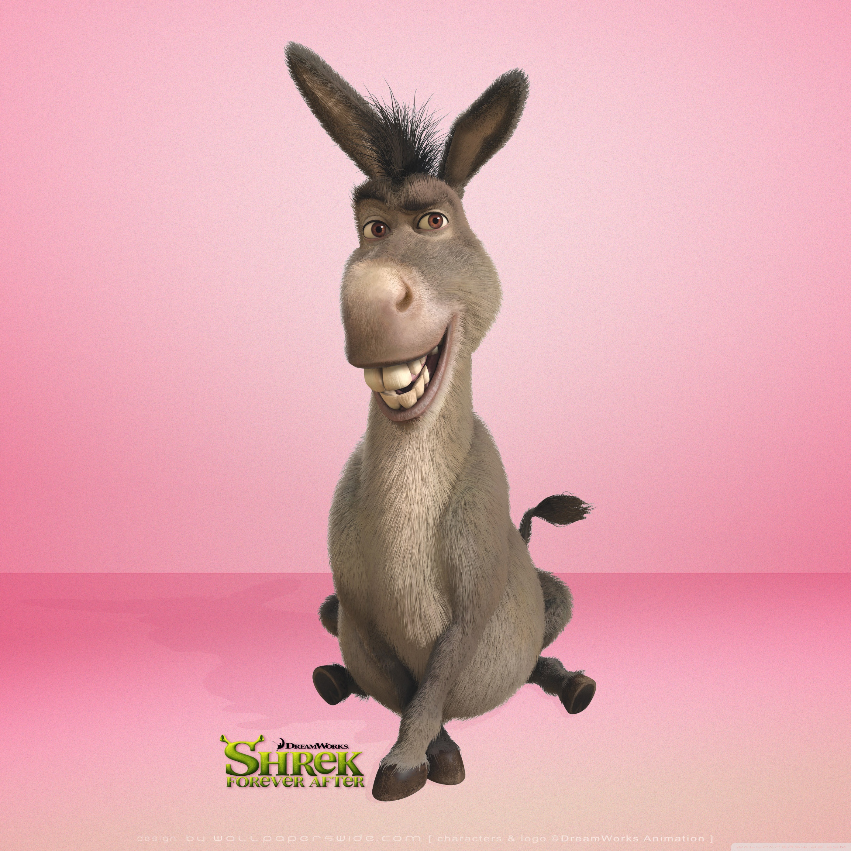 Donkey, Shrek Forever After 4K UHD Wallpaper for UltraHD Desktop and TV, Widescreen and UltraWide Display, Smartphone and Tablet Devices
