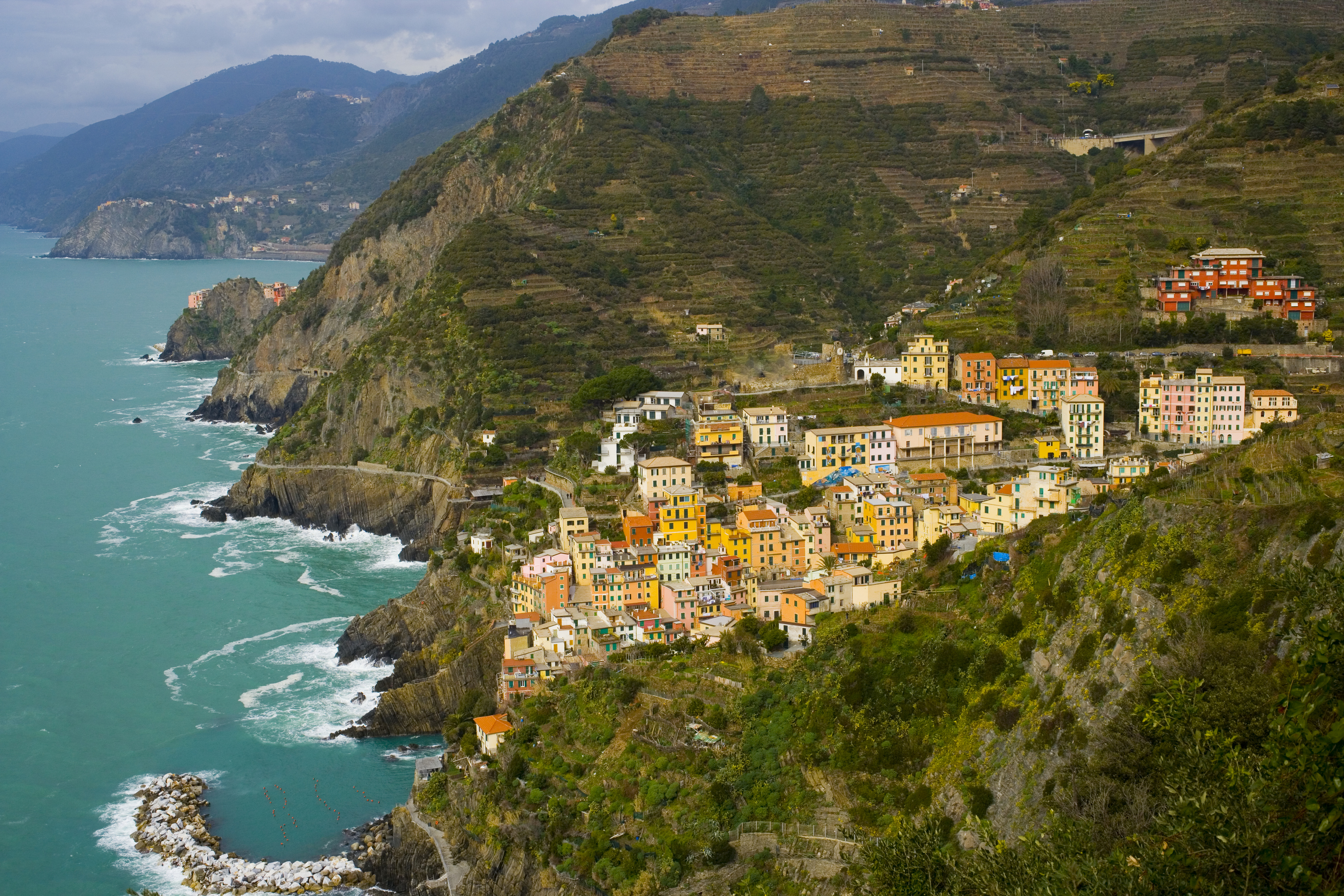 Village Of Riomaggiore, Italy Wall Mural