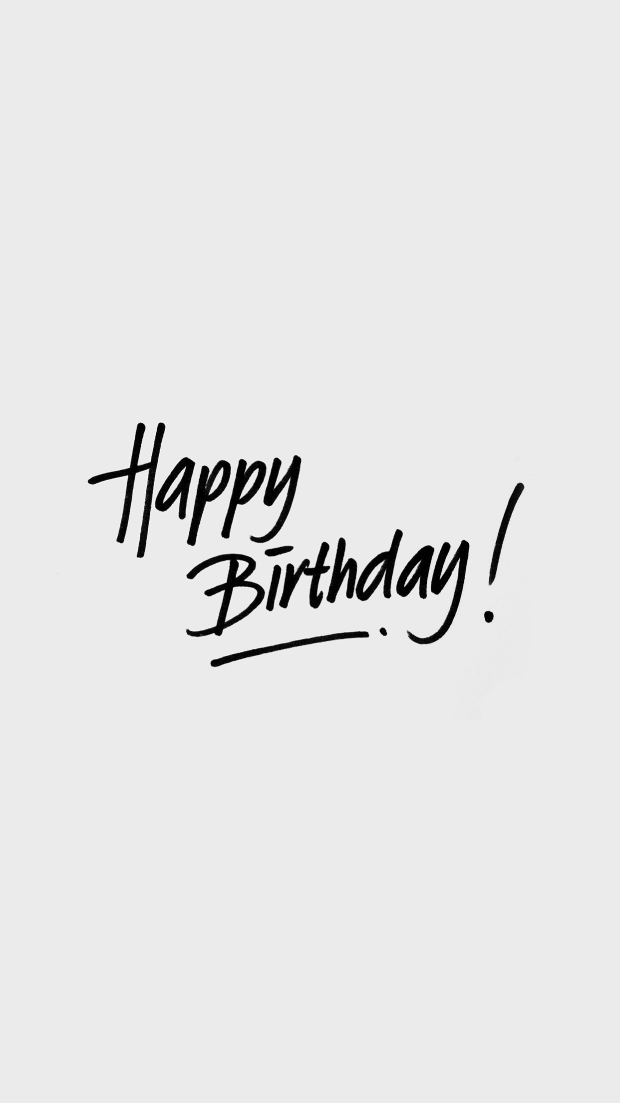 iPhone wallpaper. happy birthday white event writing