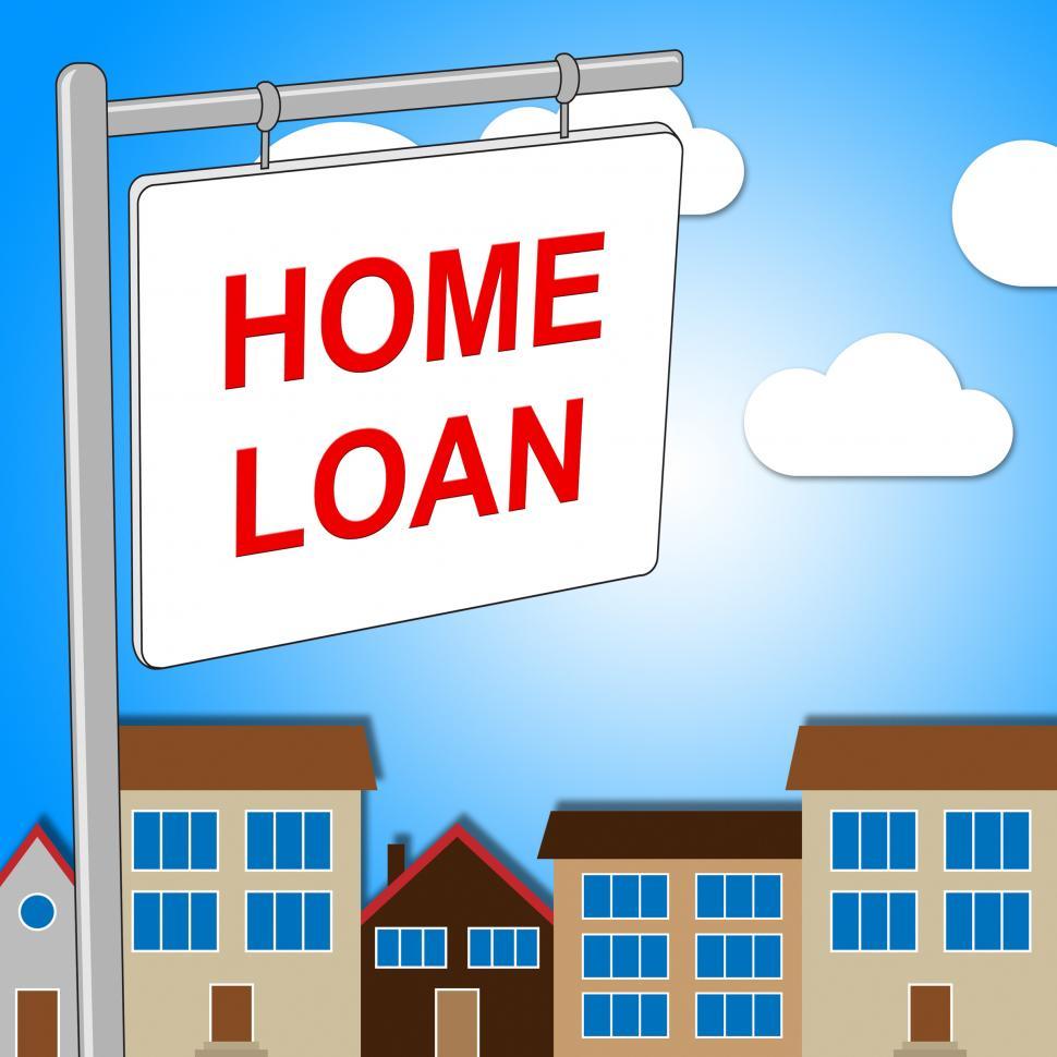 Free of Home Loan Sign Represents Signs Signage And Homes. Download Free Image and Free Illustrations