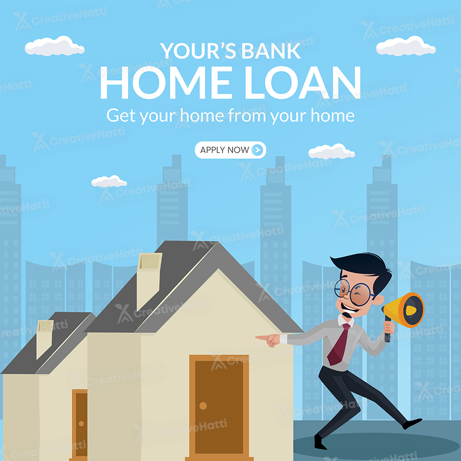 Home loan from your home with banner