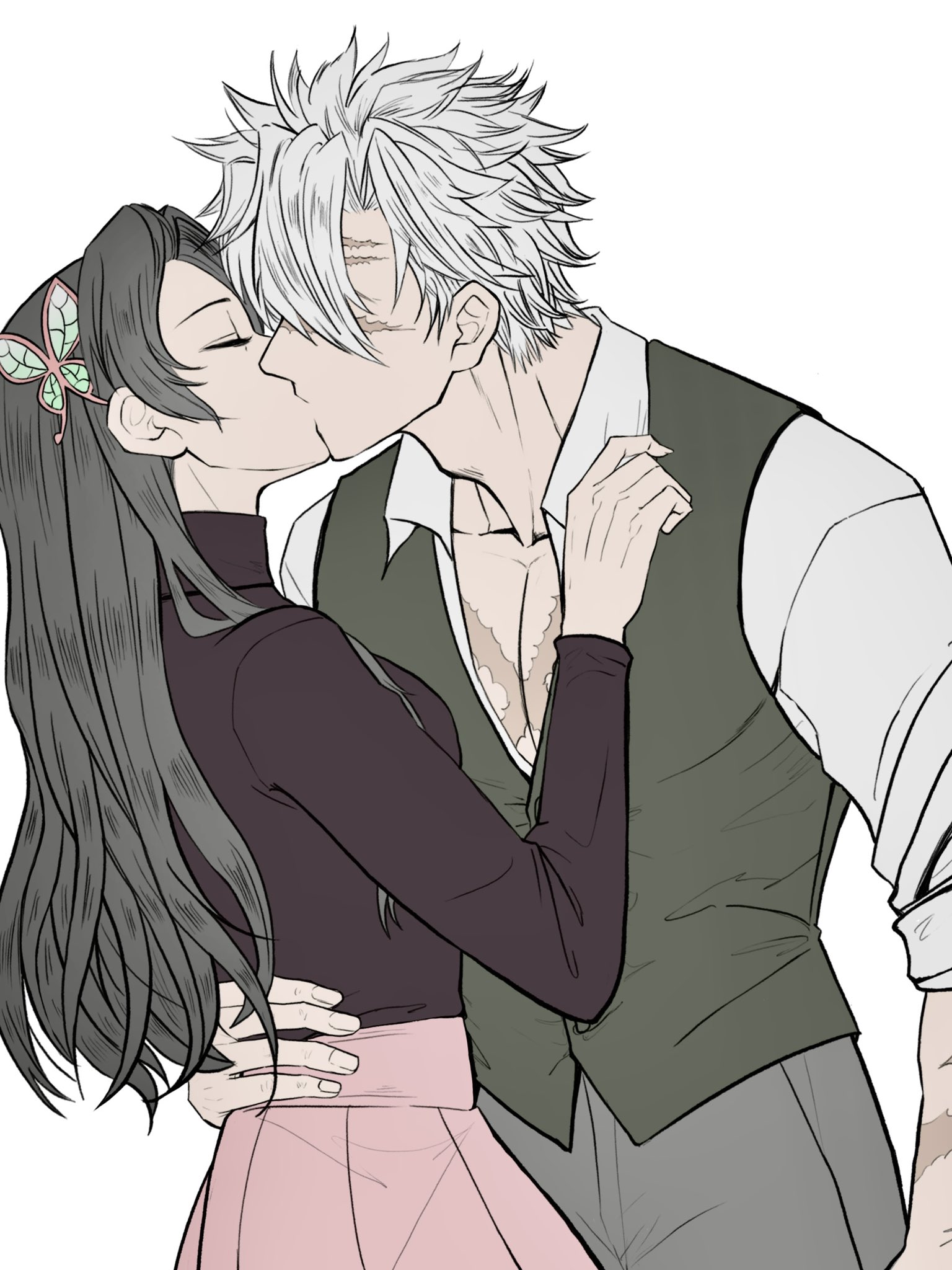 Kochou Kanae, Shinazugawa Sanemi Anime Image Board