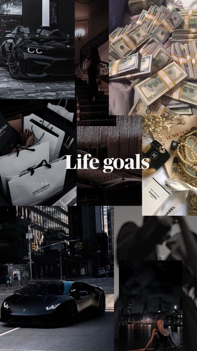 Achieve Your Life Goals with this Inspiring Vision Board Wallpaper