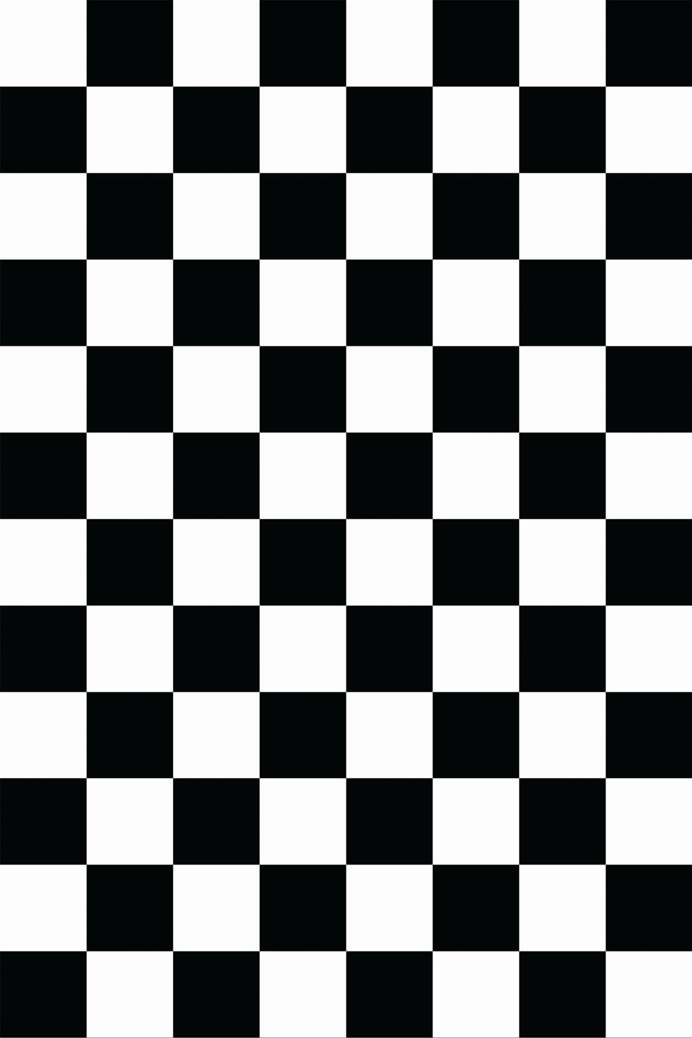 Black and white checkered