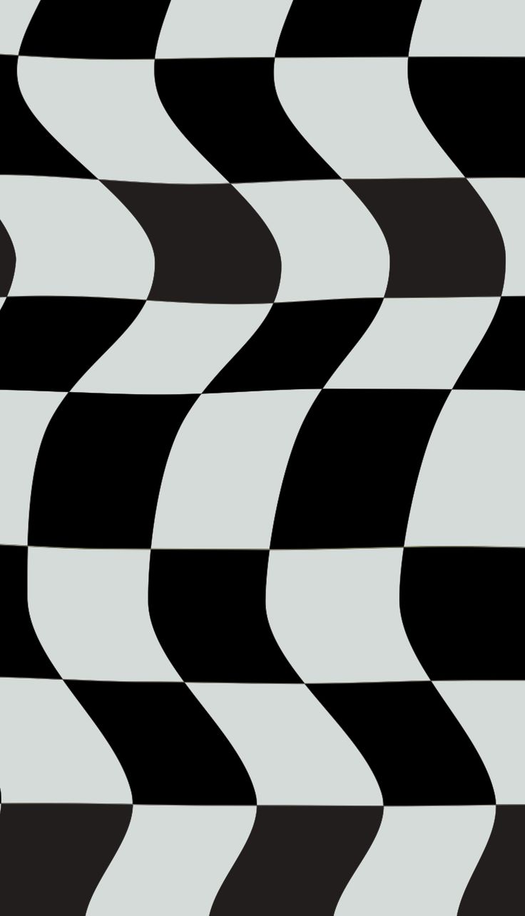 Groovy Black and White Wallpaper