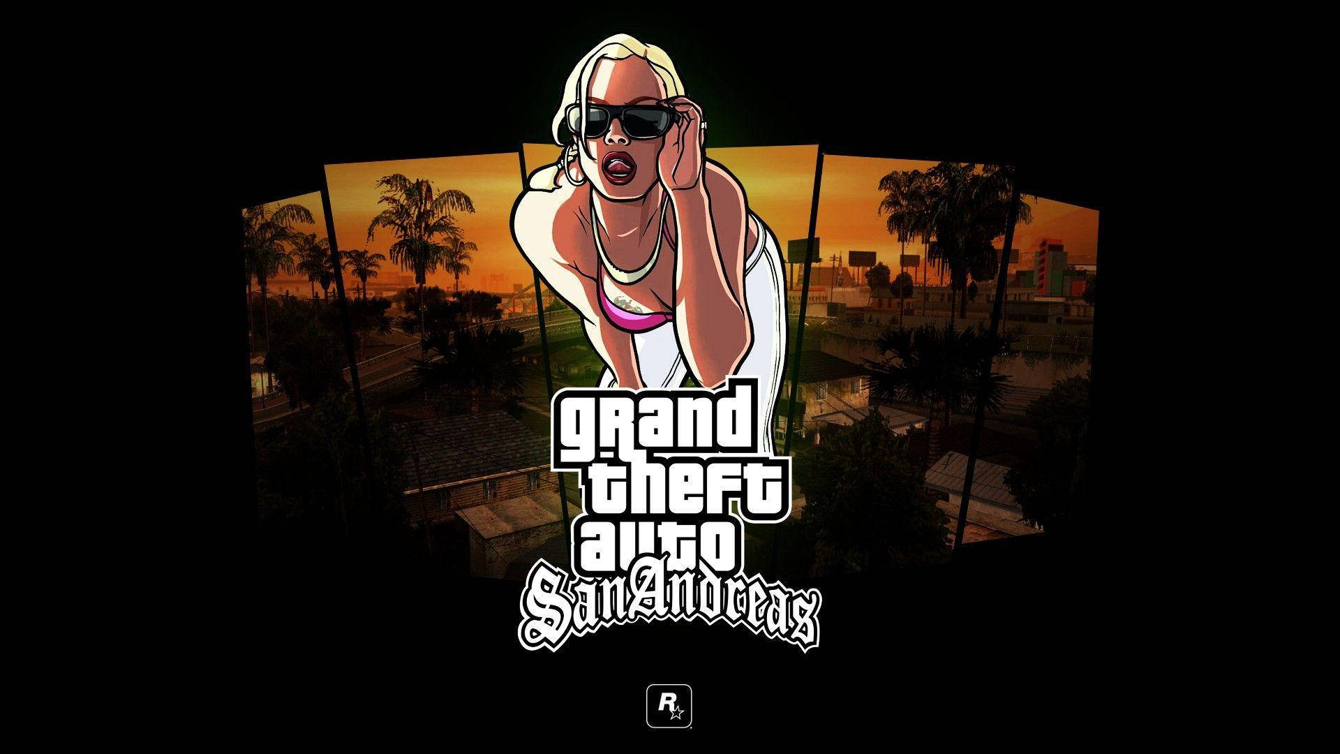 Gta San Andreas Woman In White Dress Wallpaper