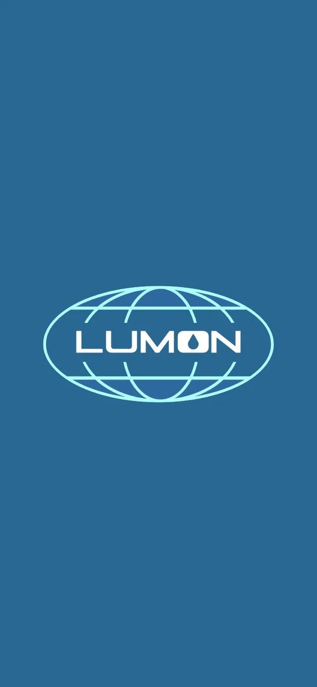 Lumon Logo on Blue Background