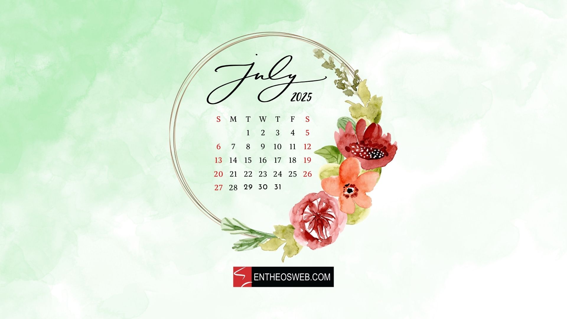 July 2025 Desktop Wallpaper