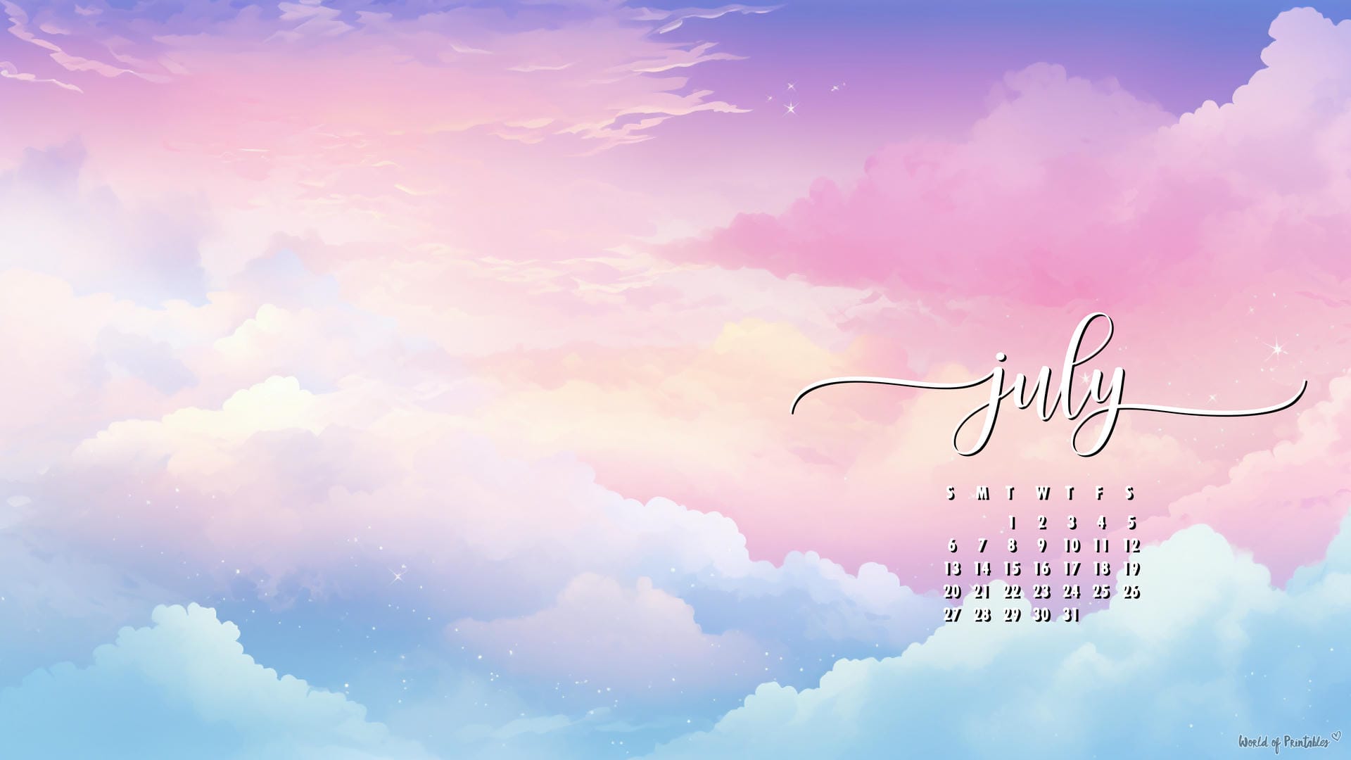 July Calendar Wallpaper Best Styles For Your Desktop Or Phone Background