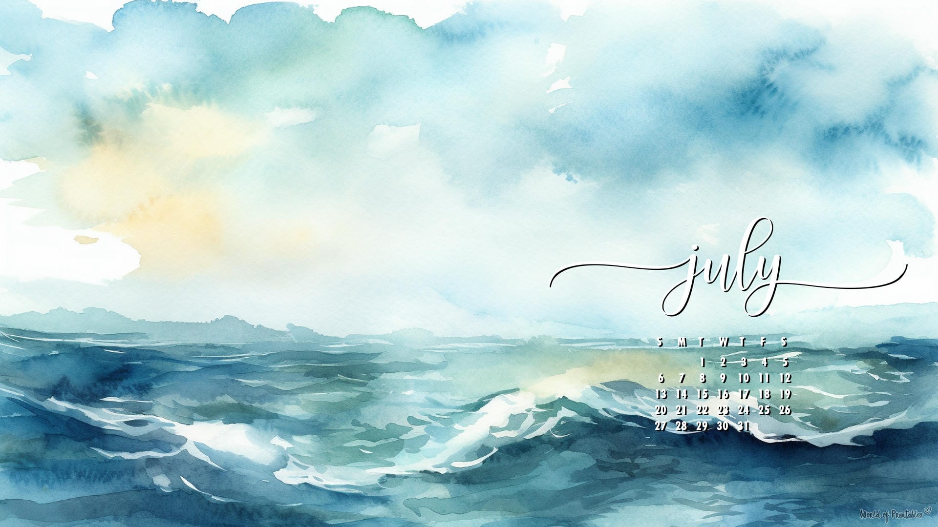 July Calendar Wallpaper Best Styles For Your Desktop Or Phone Background