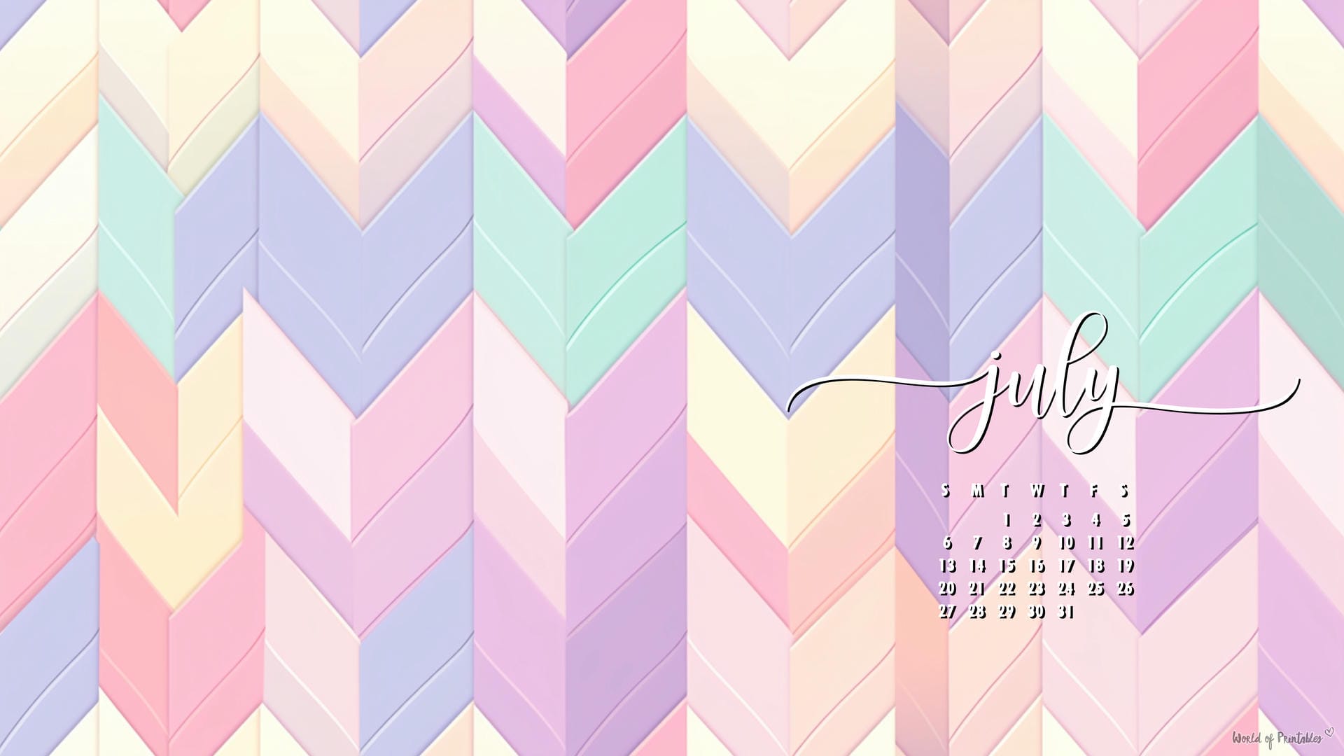 July Calendar Wallpaper Best Styles For Your Desktop Or Phone Background