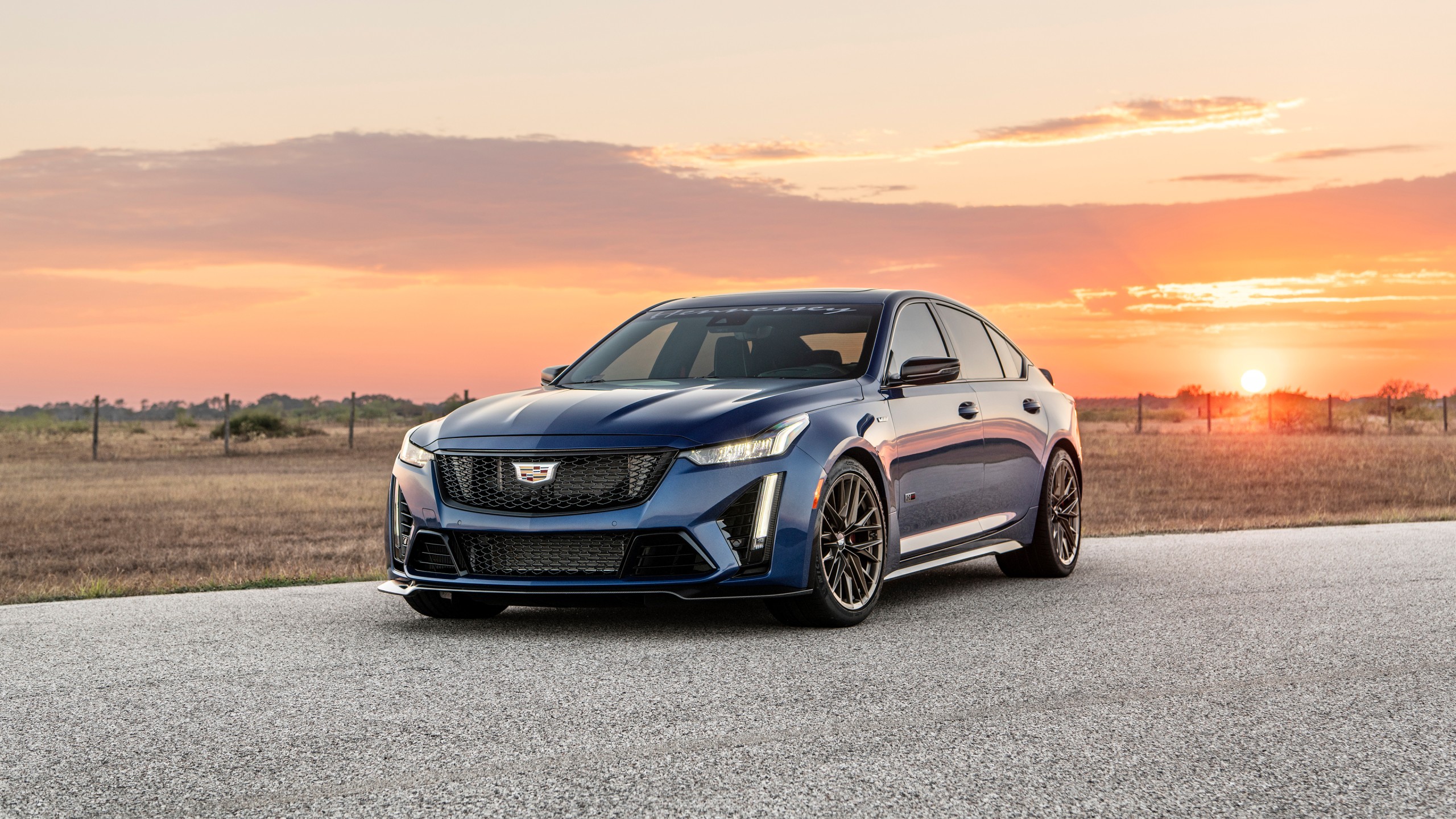 Hennessey Cadillac CT5 V Blackwing H1000 2023 4K Wallpaper Car Wallpaper