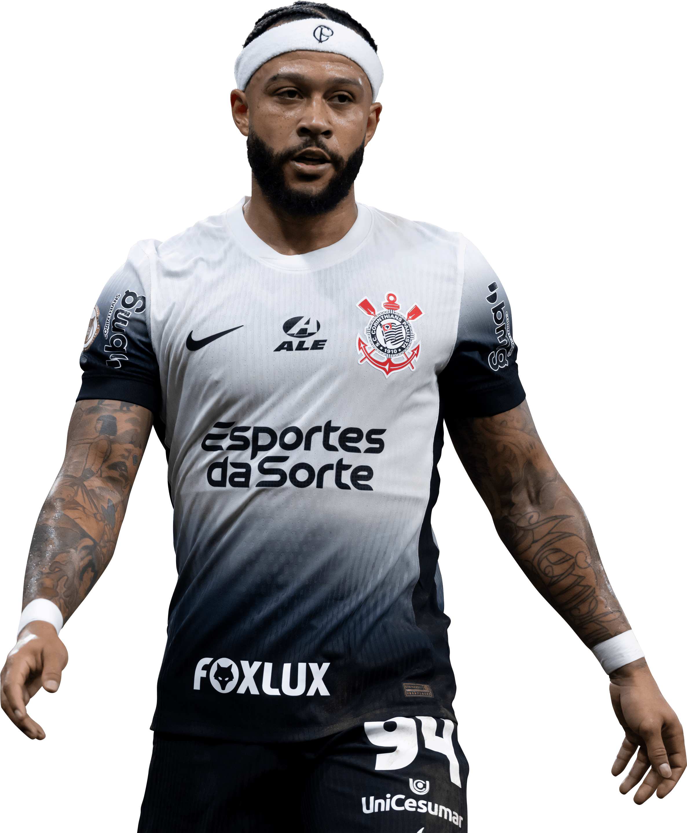 Memphis Depay Corinthians football render