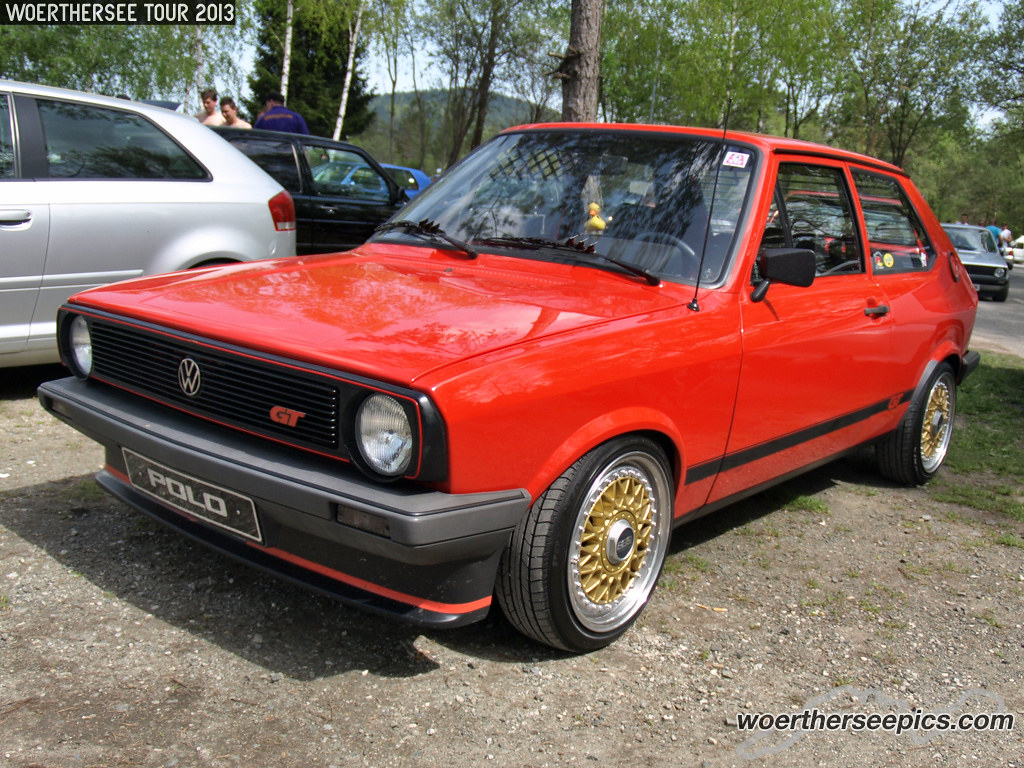 Red VW Polo Mk1 GT At The Wörthersee Tour GTI Treffen 2013