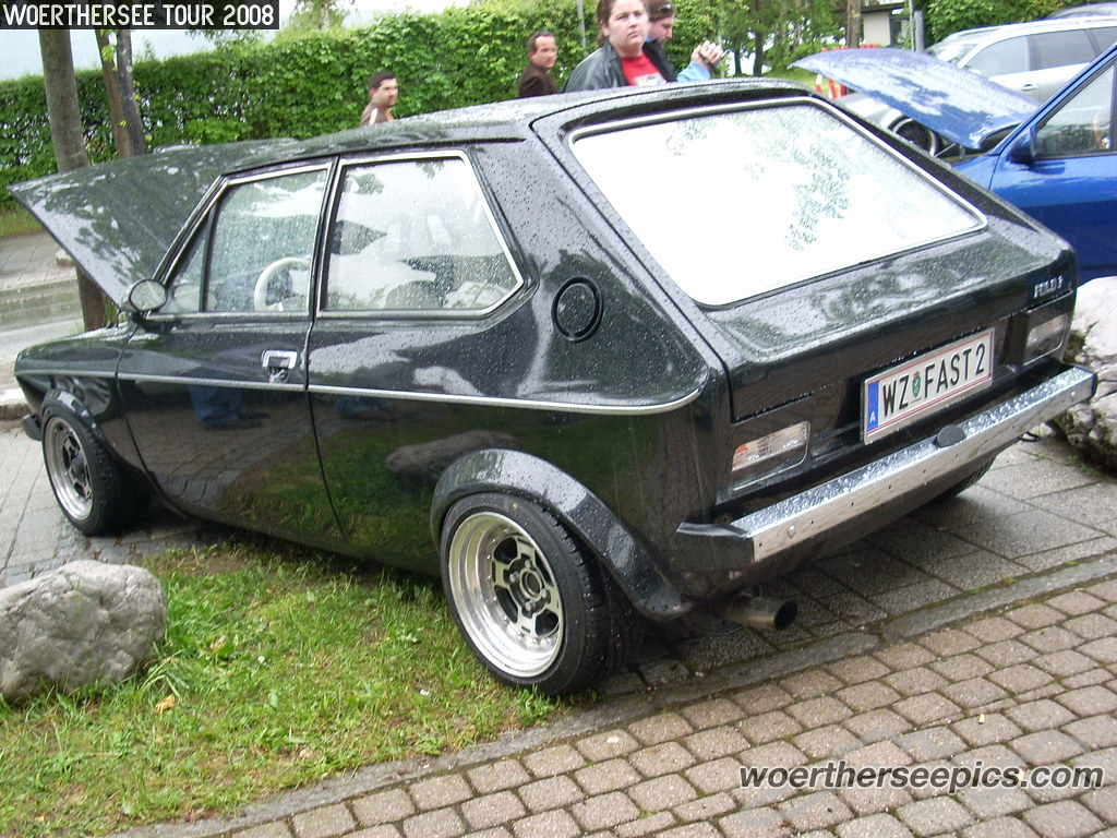 Black VW Polo Mk1. Woerthersee Tour 2008. Wörthersee Pics