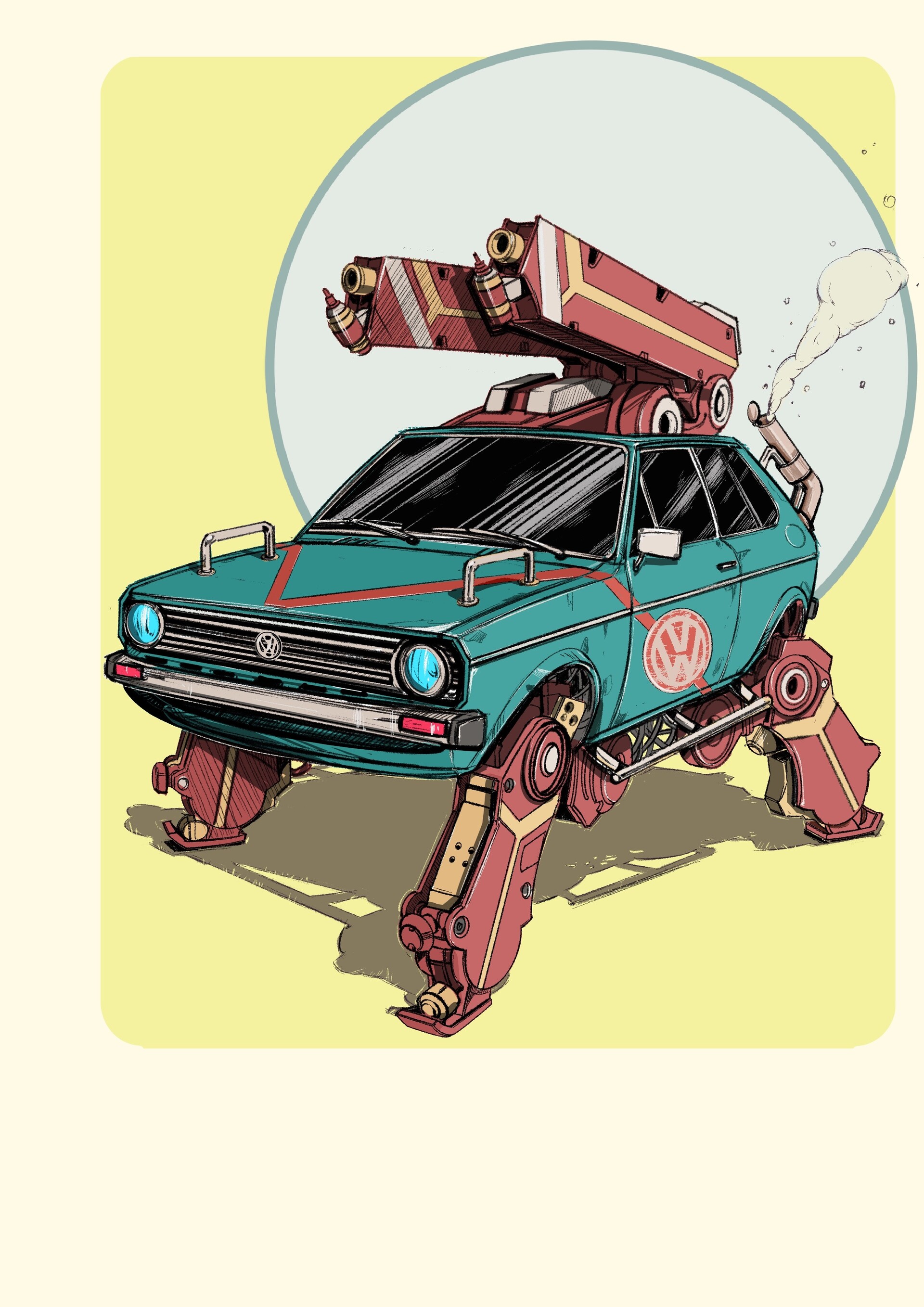 VW Polo MK1 War Tank