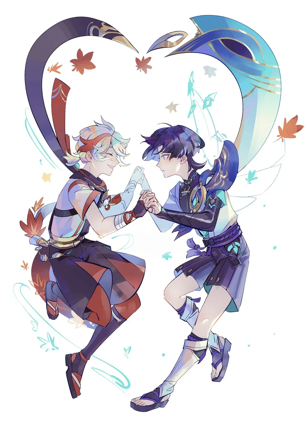 just some kazuscara pics Genshin Impact