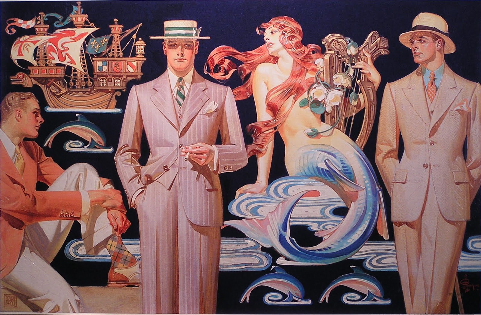 Today's Inspiration: J.C. Leyendecker:. a recluse locked in struggles of power and love in an ivory tower, driven by impossible goals that led to tragedy