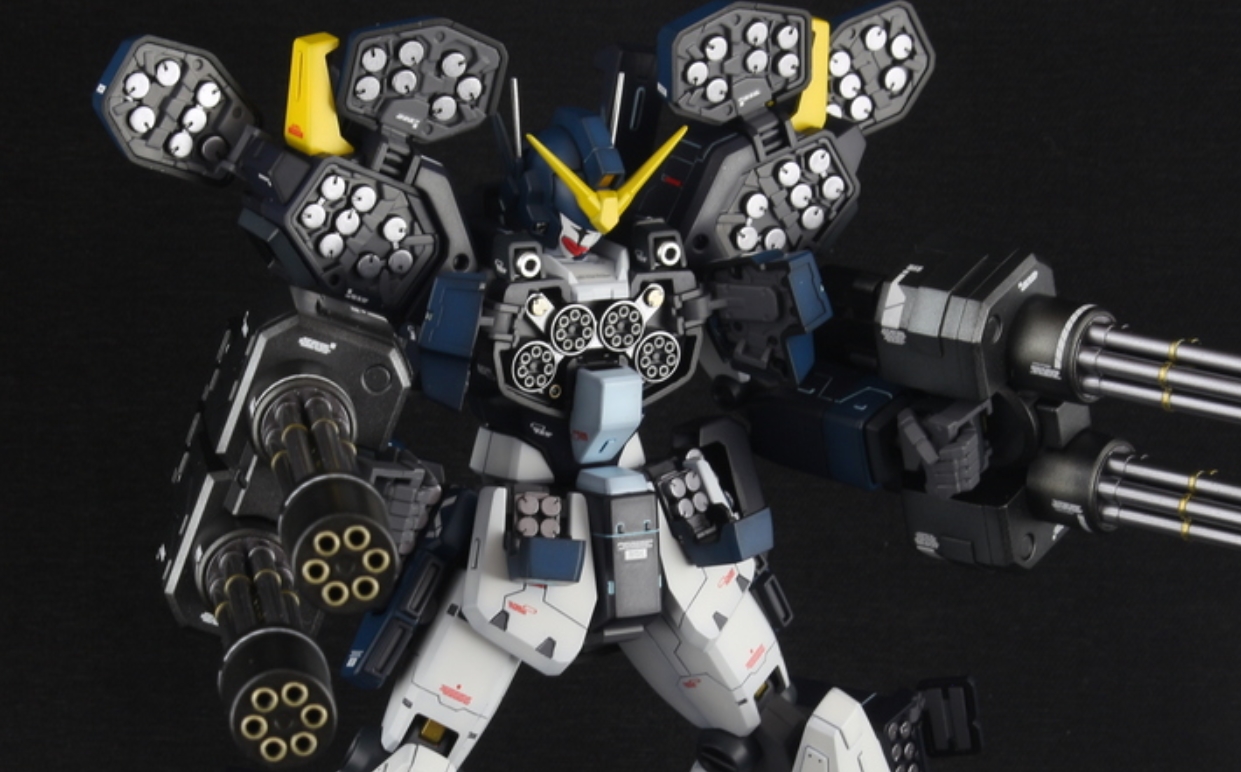 Custom Build: MG 1 100 Gundam Heavyarms Custom EW. Ver. [Detailed]