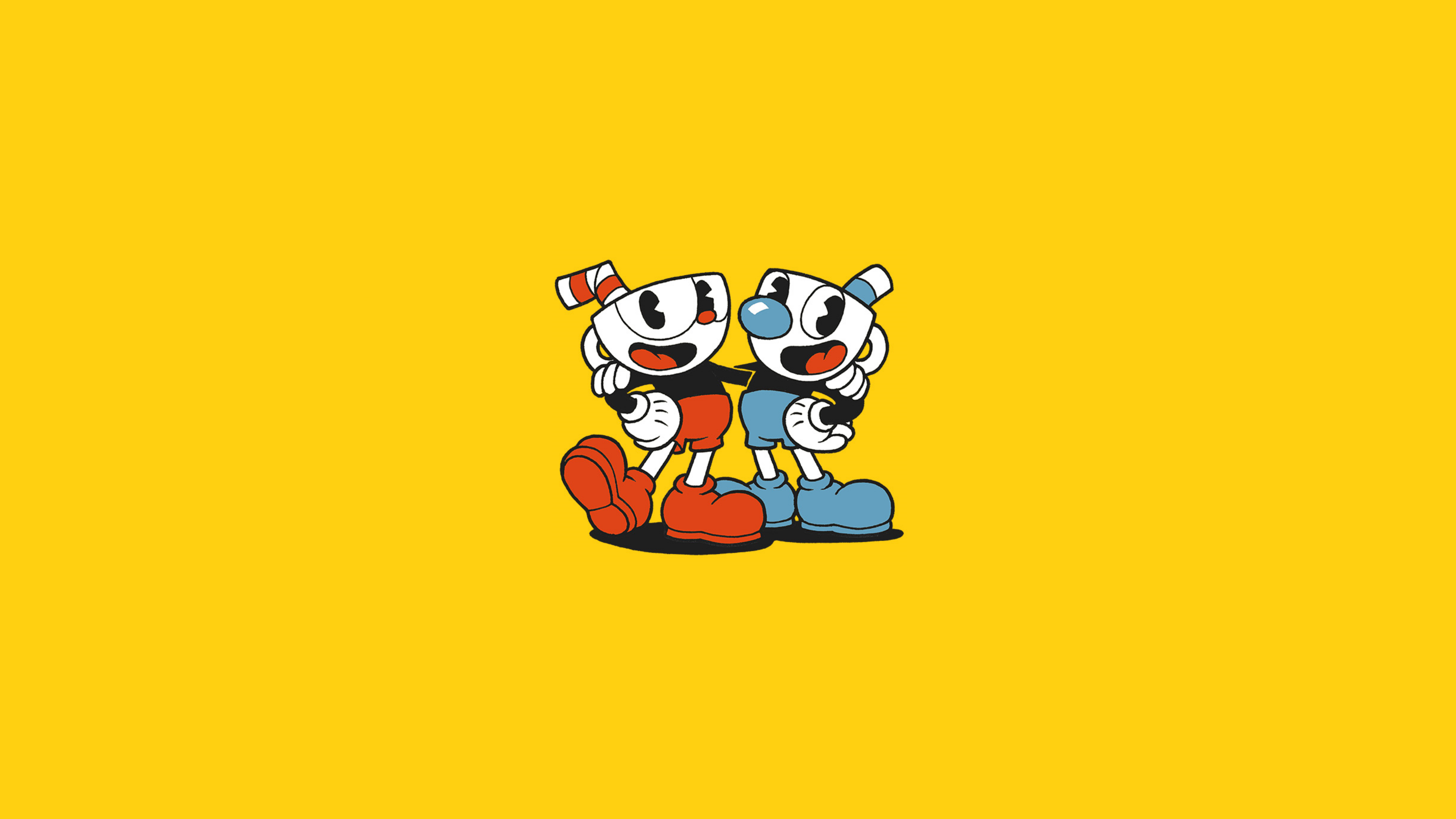 4K Ultra HD Wallpaper: Cuphead and Mugman Adventure