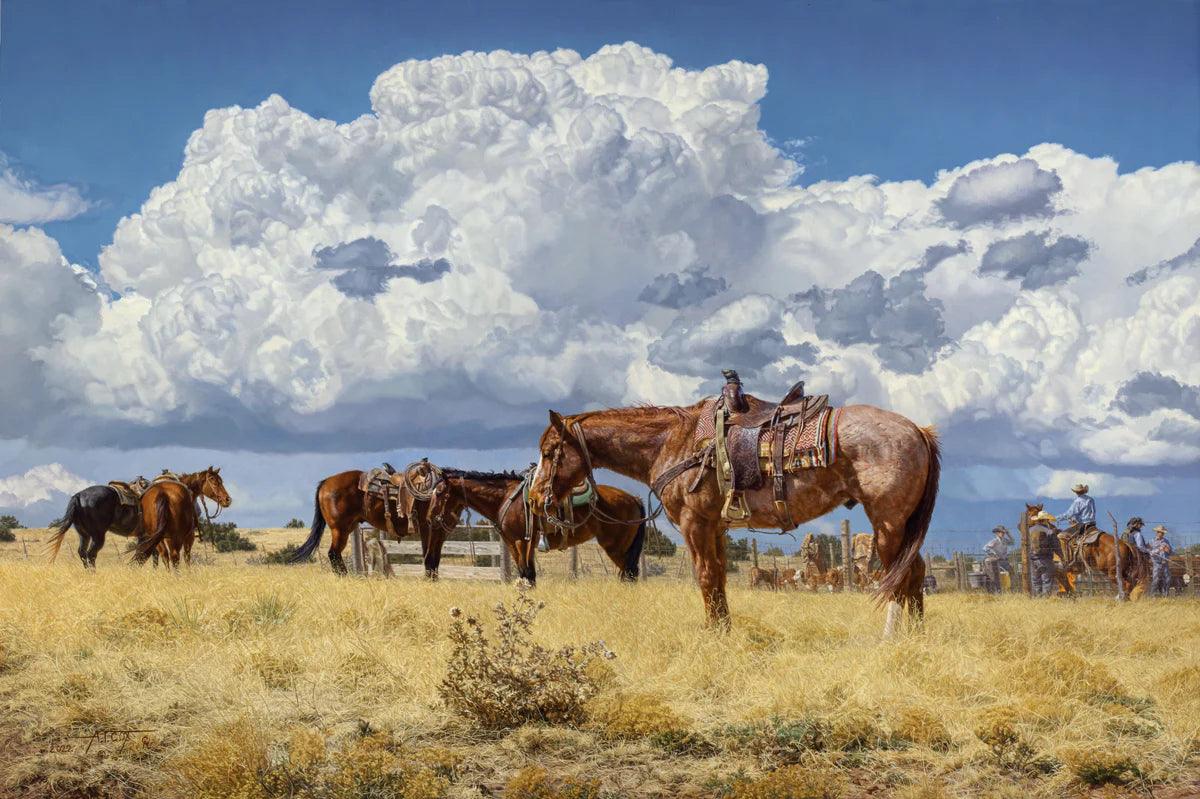 On Standby Western Horse Art. Your Western Decor