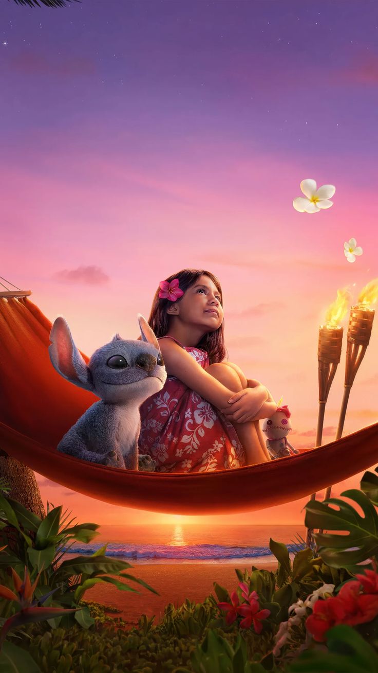 Lilo & Stitch 2025 Movie 4K Ultra HD Mobile Wallpaper for iPhone & Android