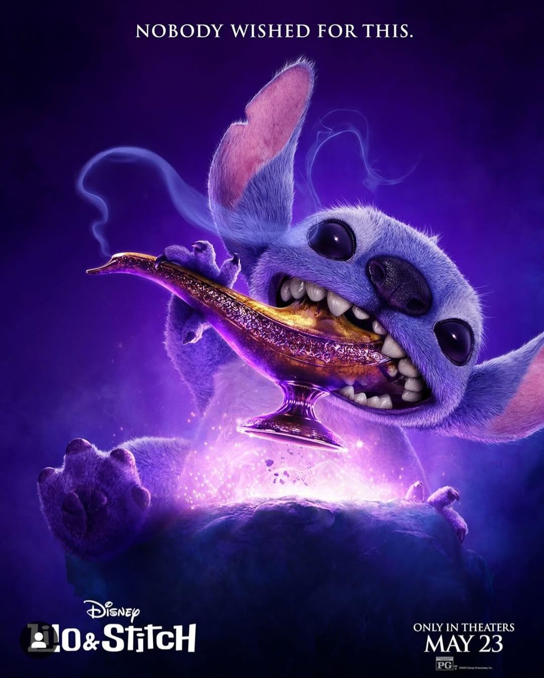 In The New Poster For The Live Action Lilo And Stitch, The Tagine Is Nobody Wished For This