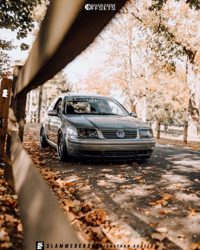Volkswagen Golf With 18x8.5 30 ESR Sr09 And 205 40R18 Nitto Neo Gen And Coilovers