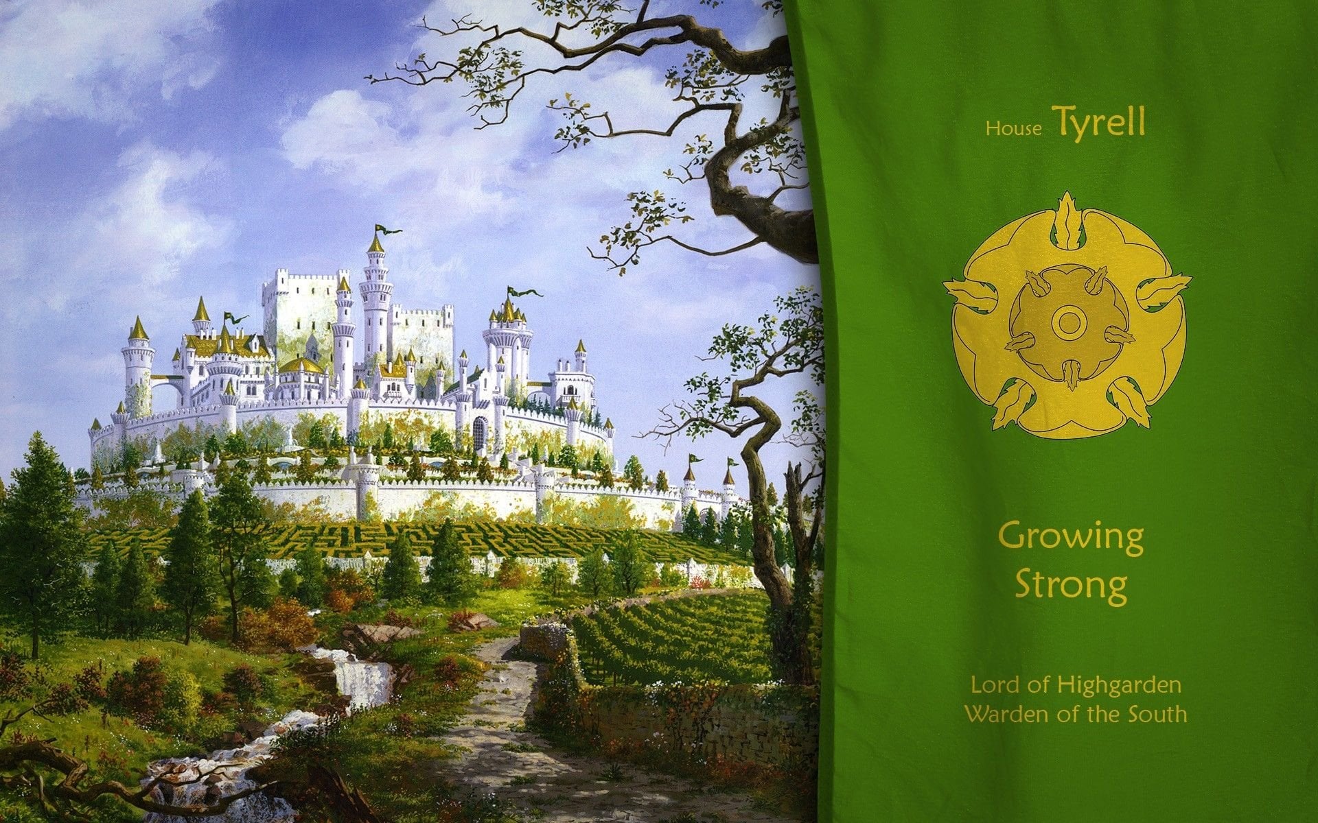 A beautiful Highgarden wallpaper