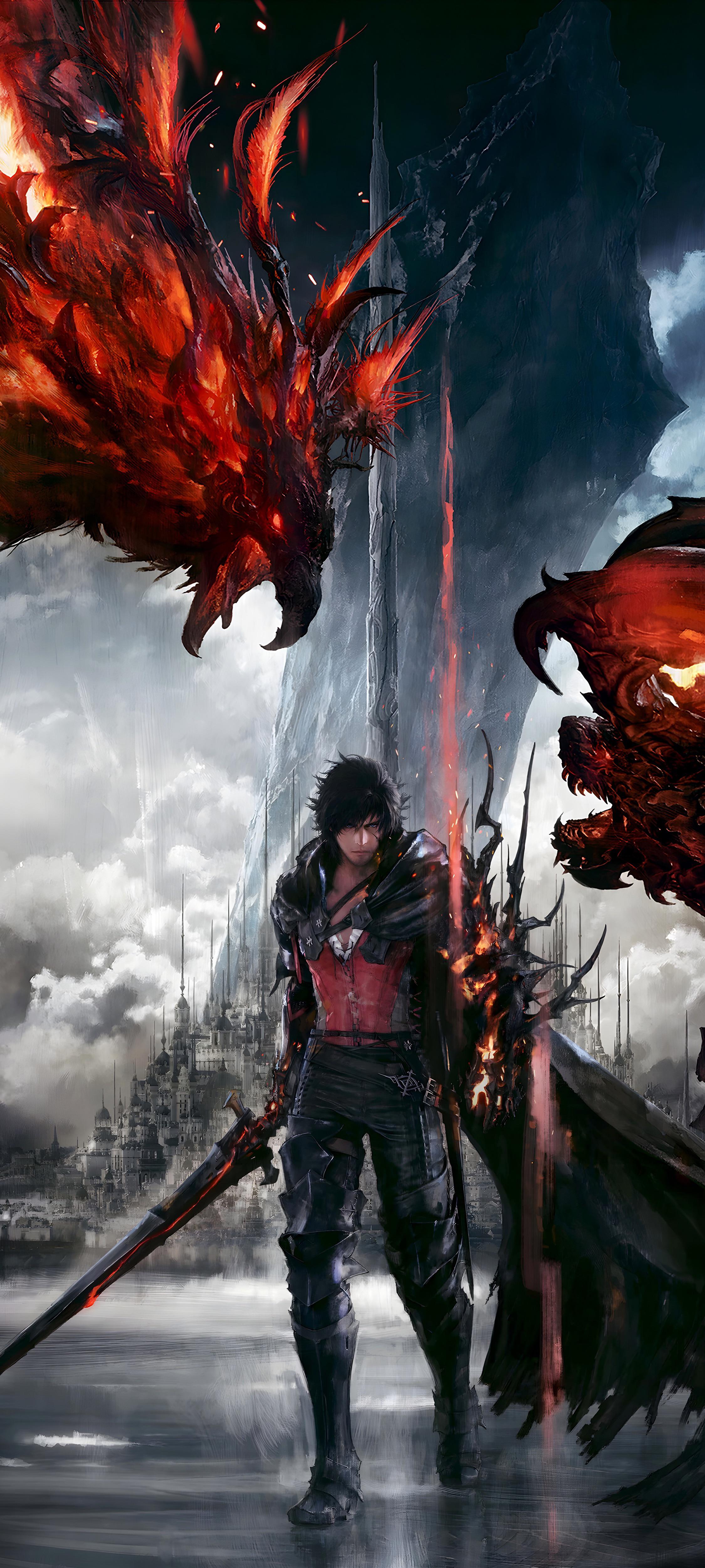 Clive Rosfield, Final Fantasy XVI 16 poster [2250x5000] [20:9]