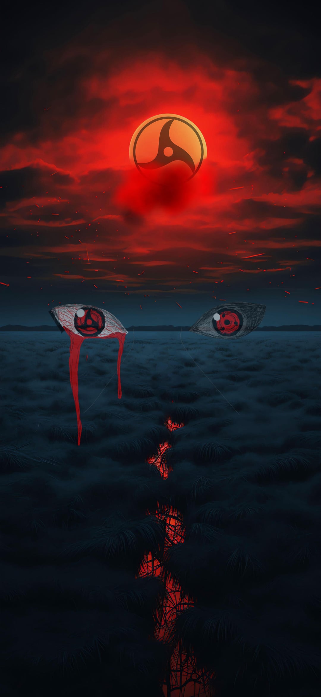 Itachi wallpaper i made
