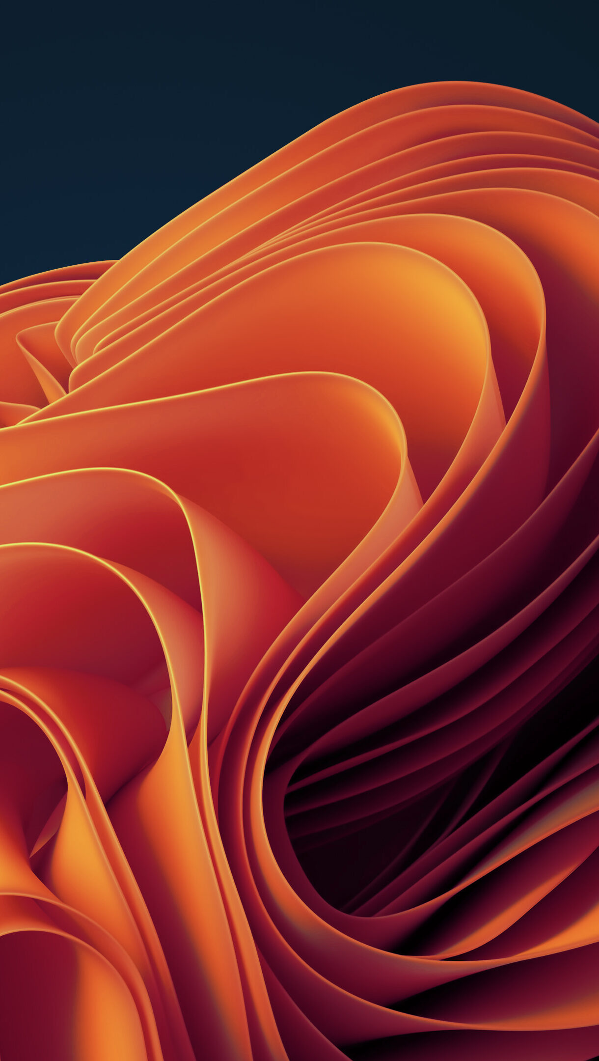 Windows 11 Abstract Orange Bloom 4K Wallpaper Free 4K Desktop Wallpaper