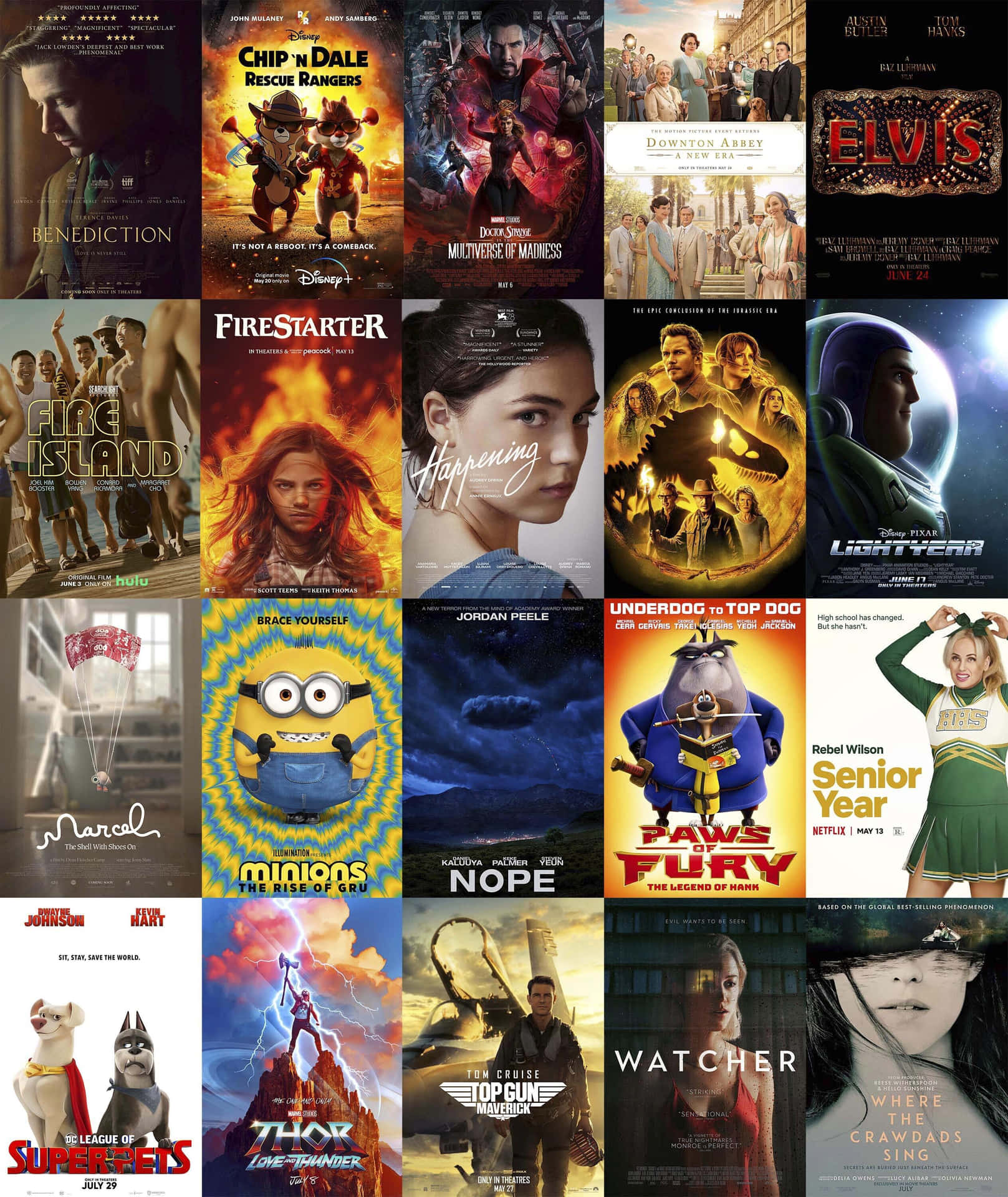 Download A Collage Of Movie Posters With Many Different Movies