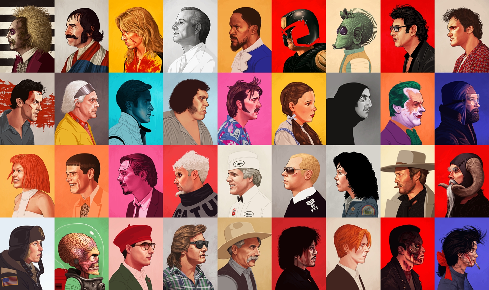 Download Movie Collage HD Wallpaper