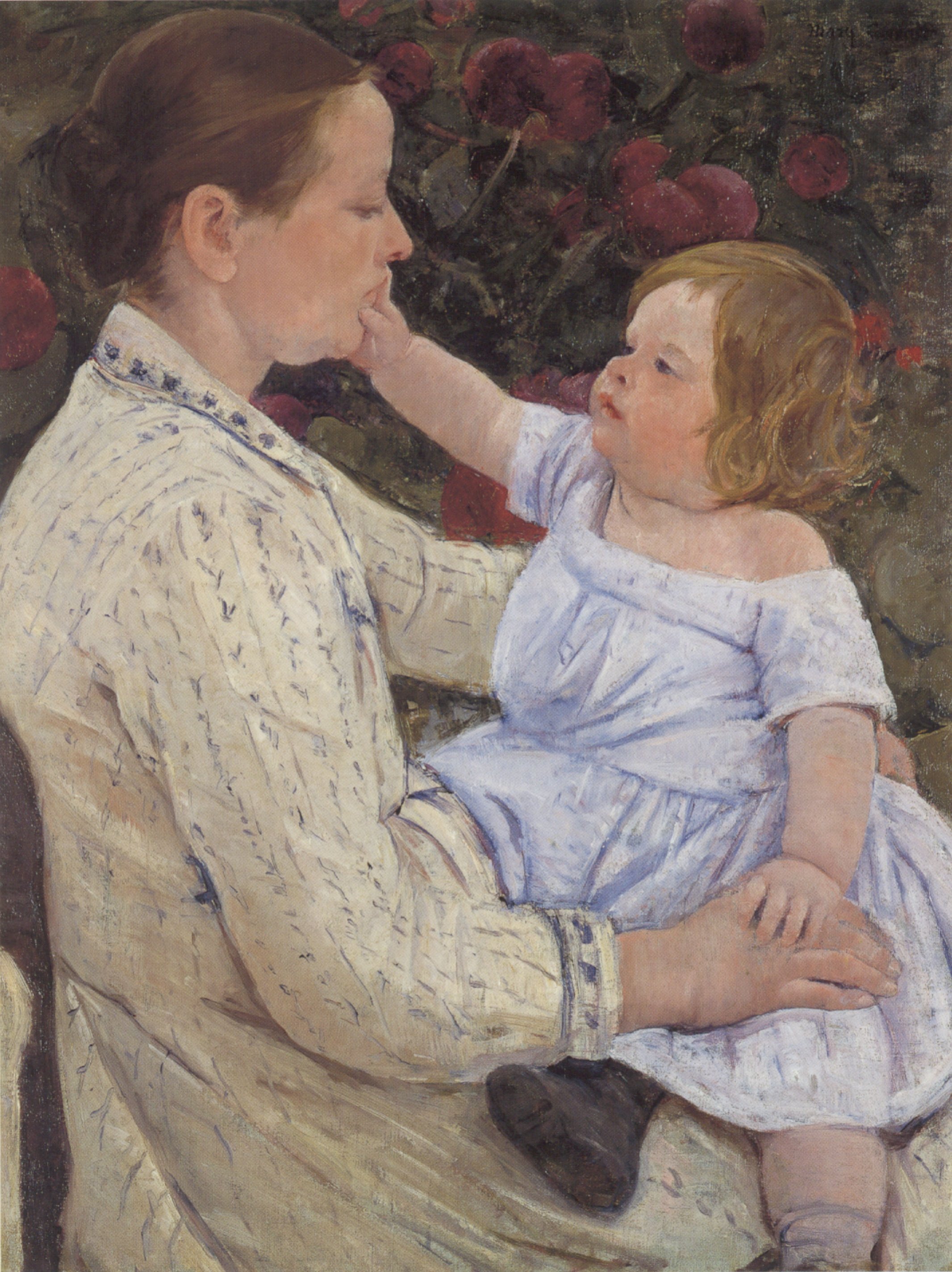 Mary Cassatt Child`s Caress 1890, picture