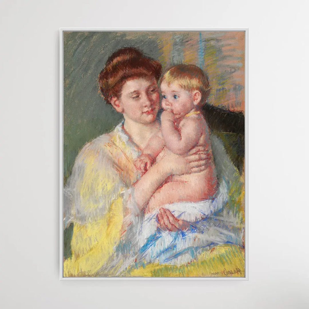 Mother & Son by Mary Cassatt Heart Wall Art