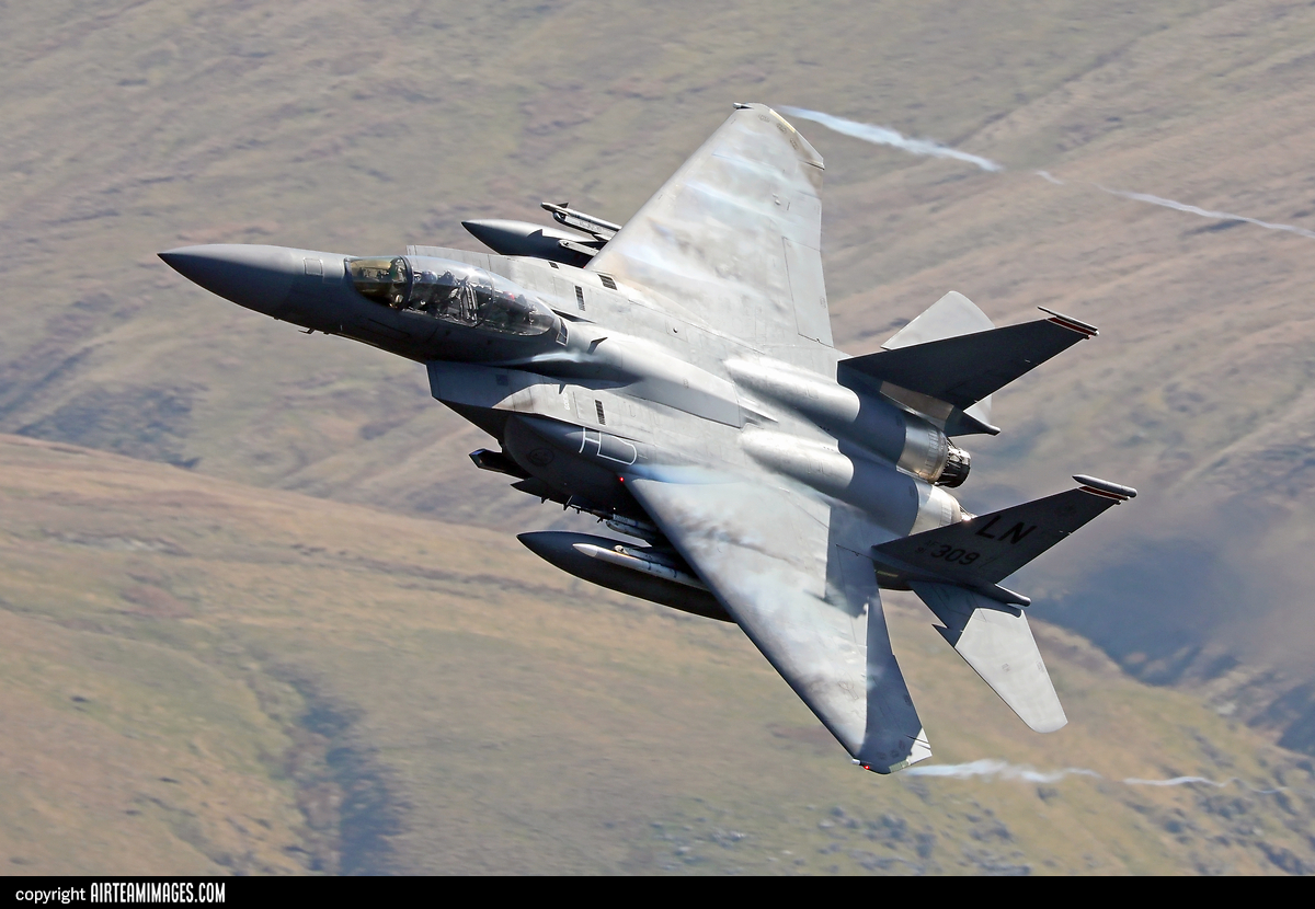 McDonnell Douglas F 15E Strike Eagle USA Air Force 91 0309