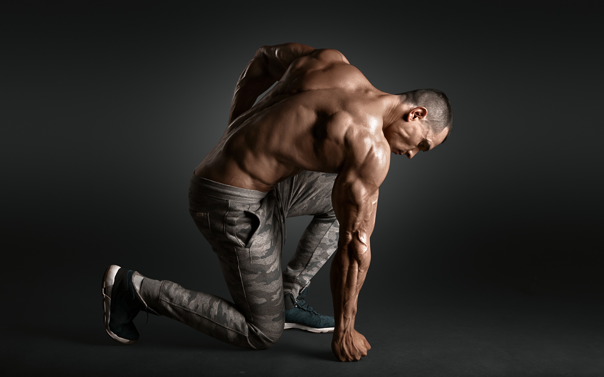 Picture Men Muscle Human back Bodybuilding 1920x1200