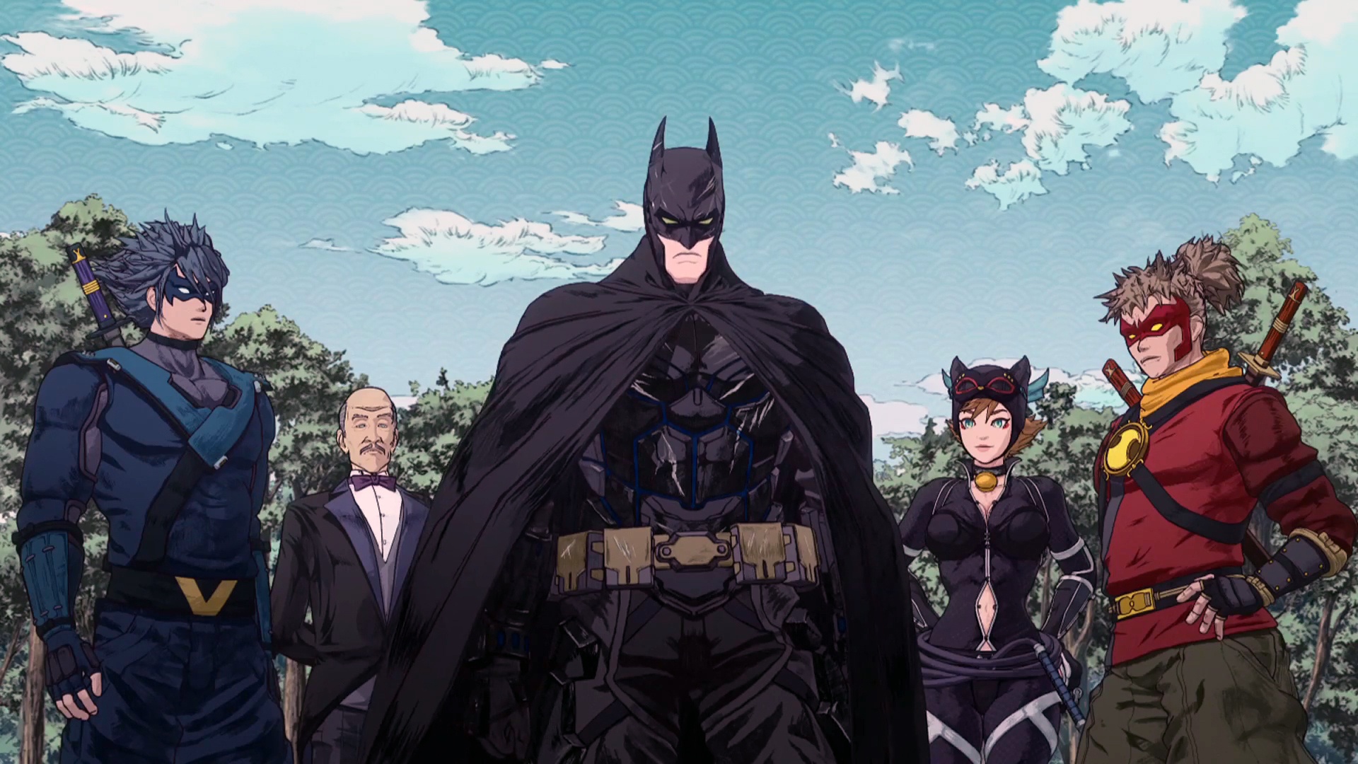 Wallpaper Batman, cartoon, movie, Robin, film, mask, superheroes, Alfred for mobile and desktop, section фильмы, resolution 1920x1080