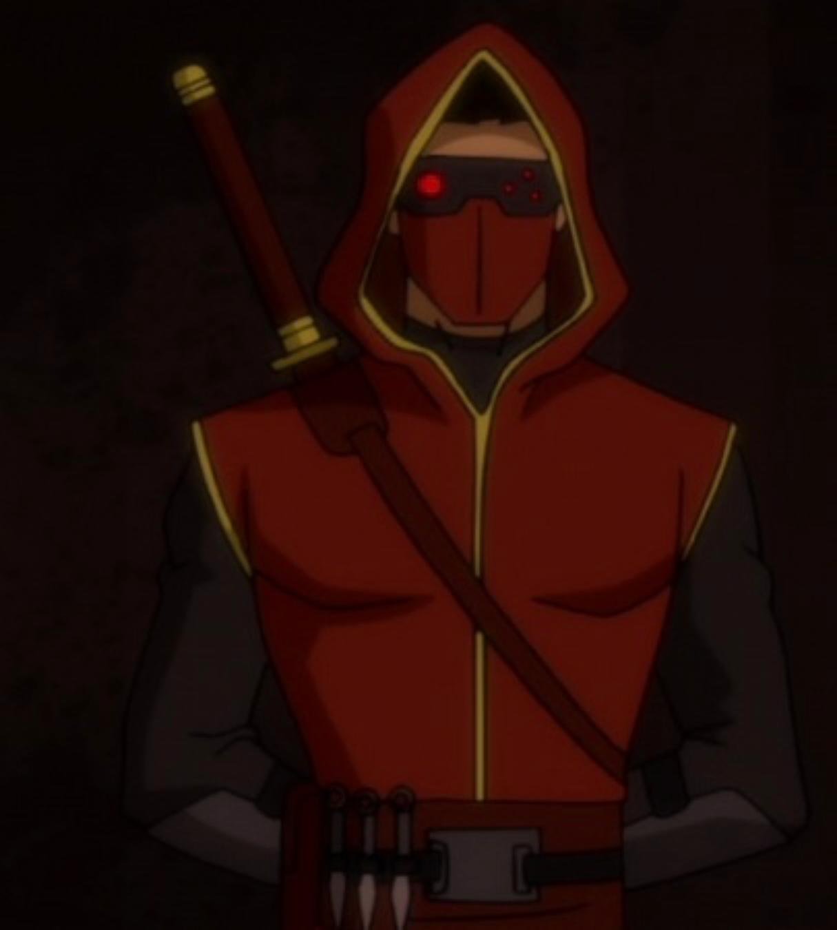 Red Hooded Ninja. Heroes and Villains